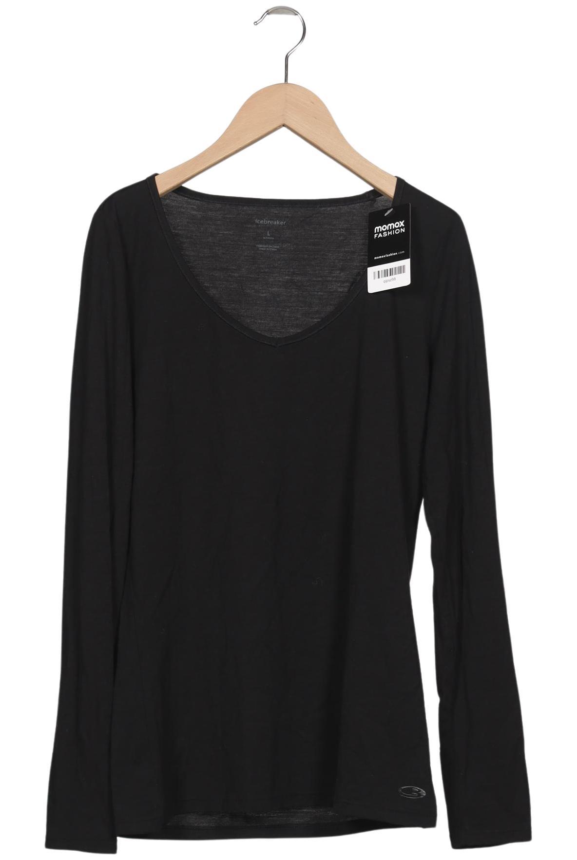 

Icebreaker Damen Langarmshirt, schwarz, Gr. 42
