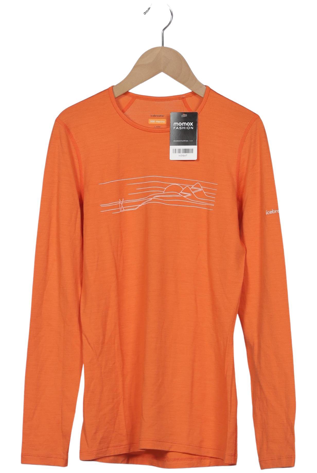 

Icebreaker Damen Langarmshirt, orange, Gr. 36
