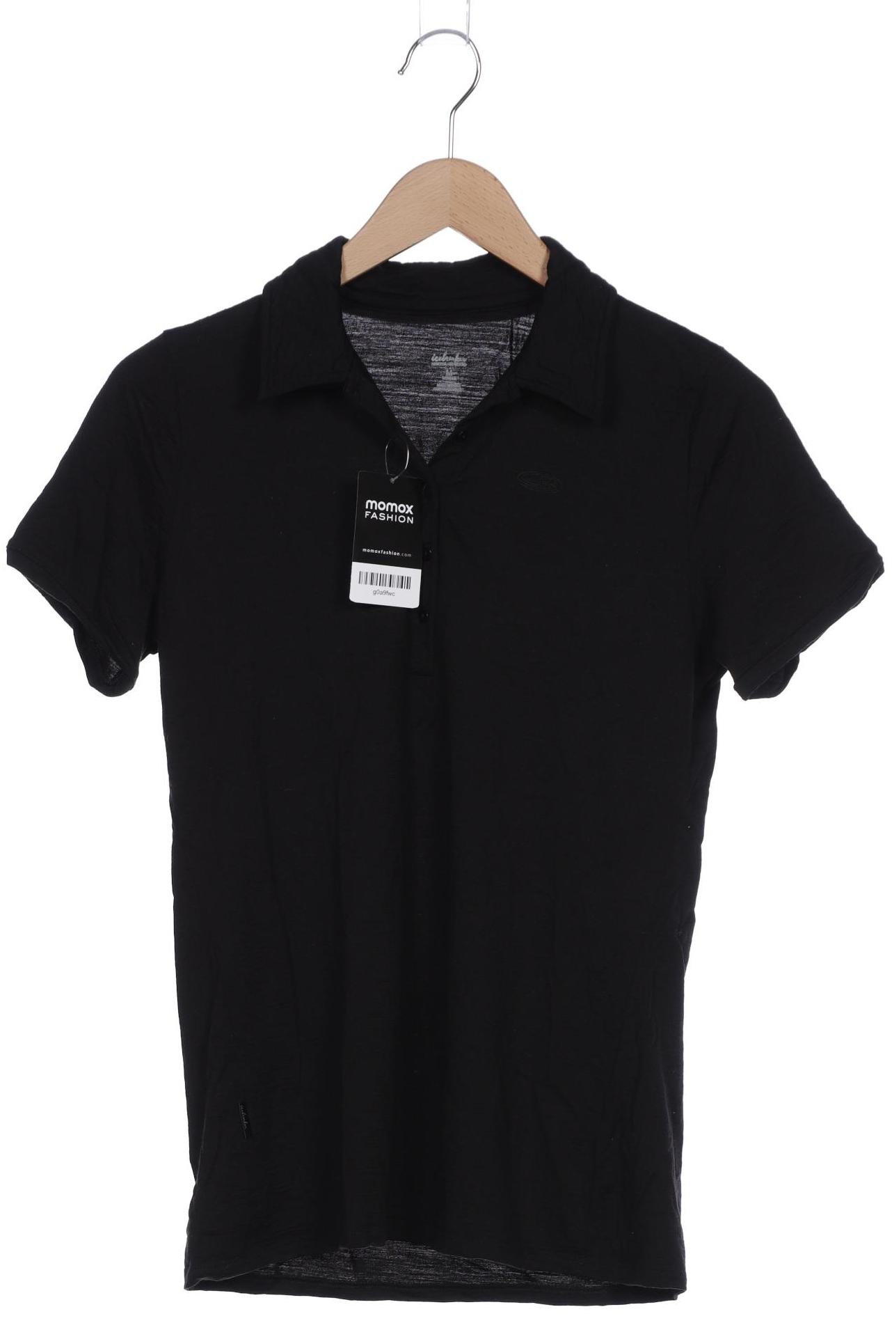 

Icebreaker Damen Poloshirt, schwarz