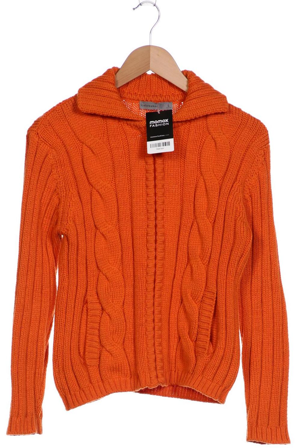 

Icebreaker Damen Strickjacke, orange