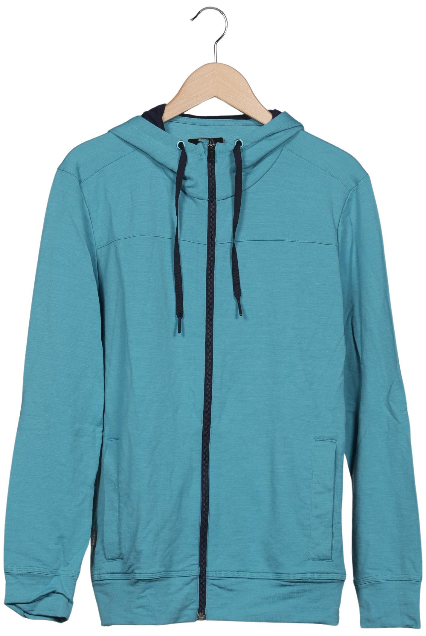 Thumbnail - Icebreaker Herren Kapuzenpullover, türkis, Gr. 48