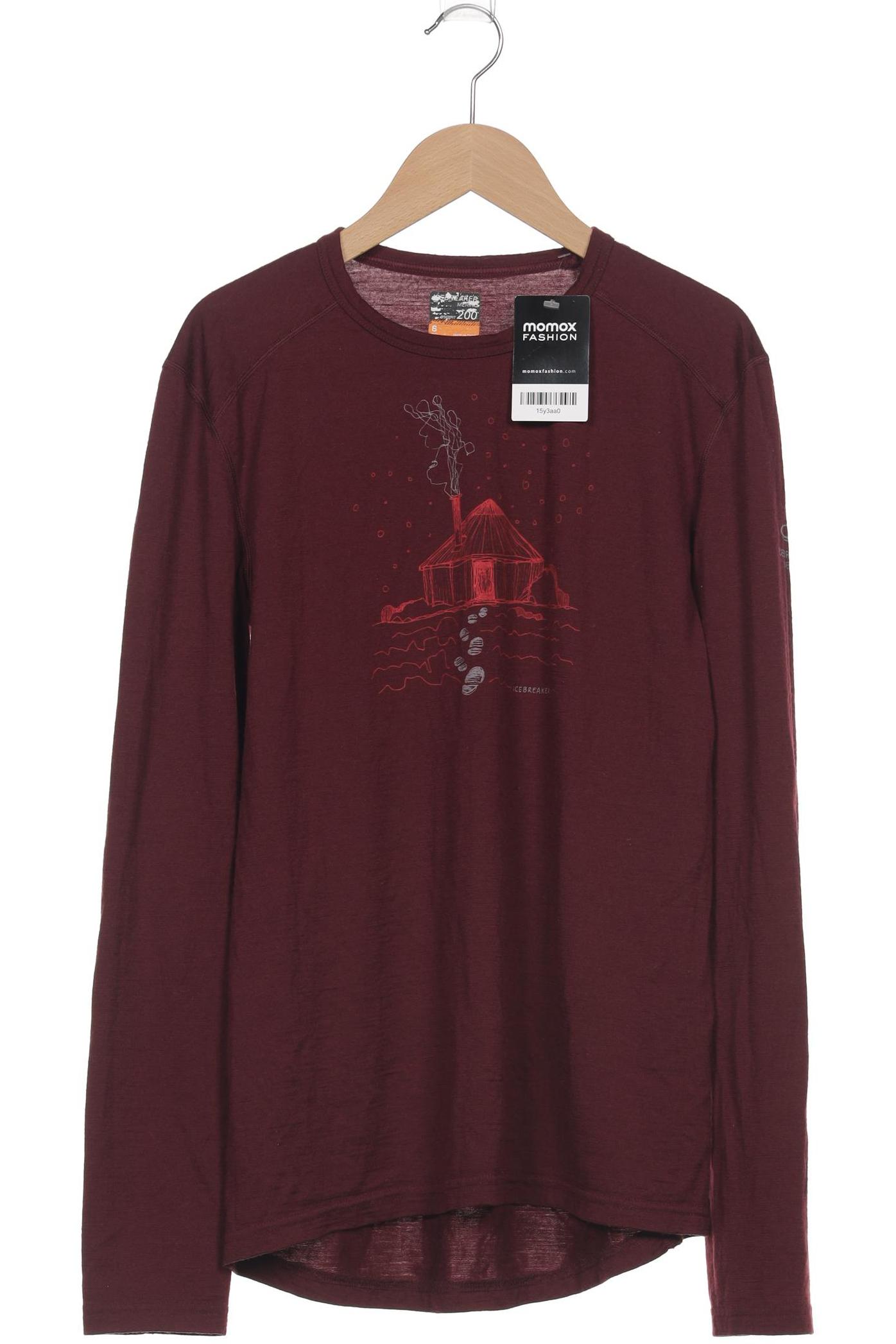 

Icebreaker Herren Langarmshirt, bordeaux, Gr. 46