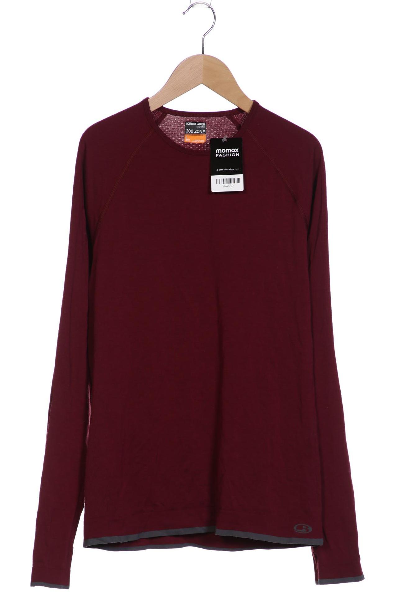 

Icebreaker Herren Langarmshirt, bordeaux, Gr. 52
