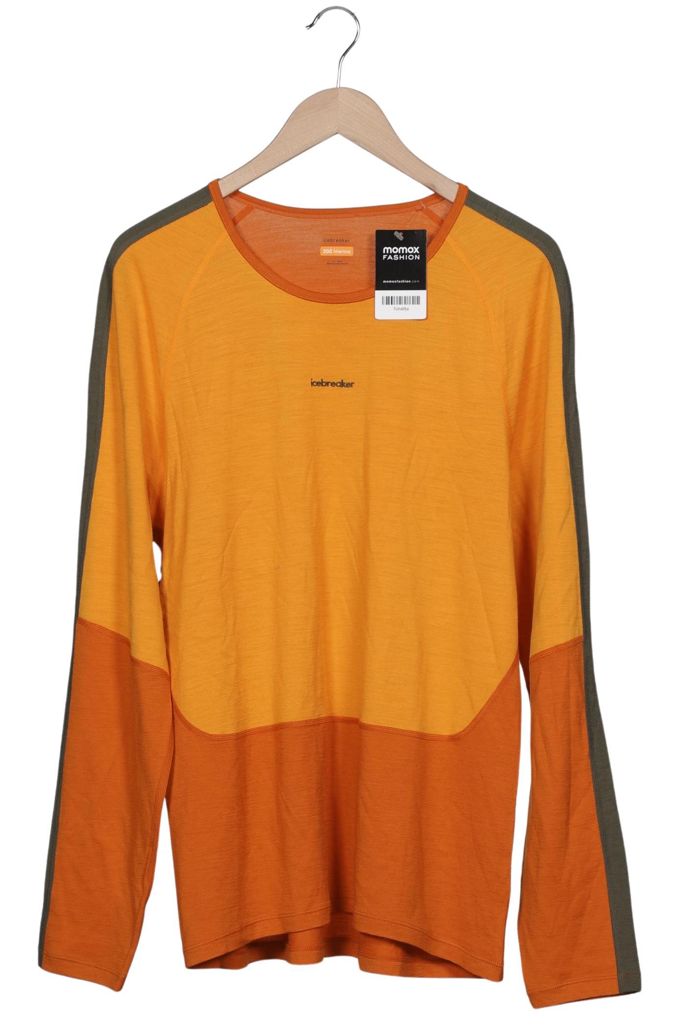 

Icebreaker Herren Langarmshirt, orange, Gr. 54