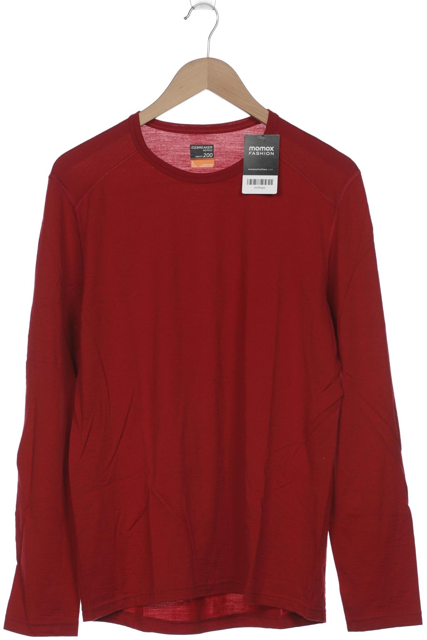 

Icebreaker Herren Langarmshirt, rot, Gr. 52