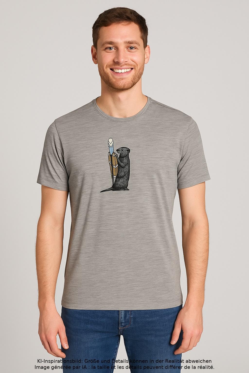 

Icebreaker Herren T-Shirt, grau, Gr. 48