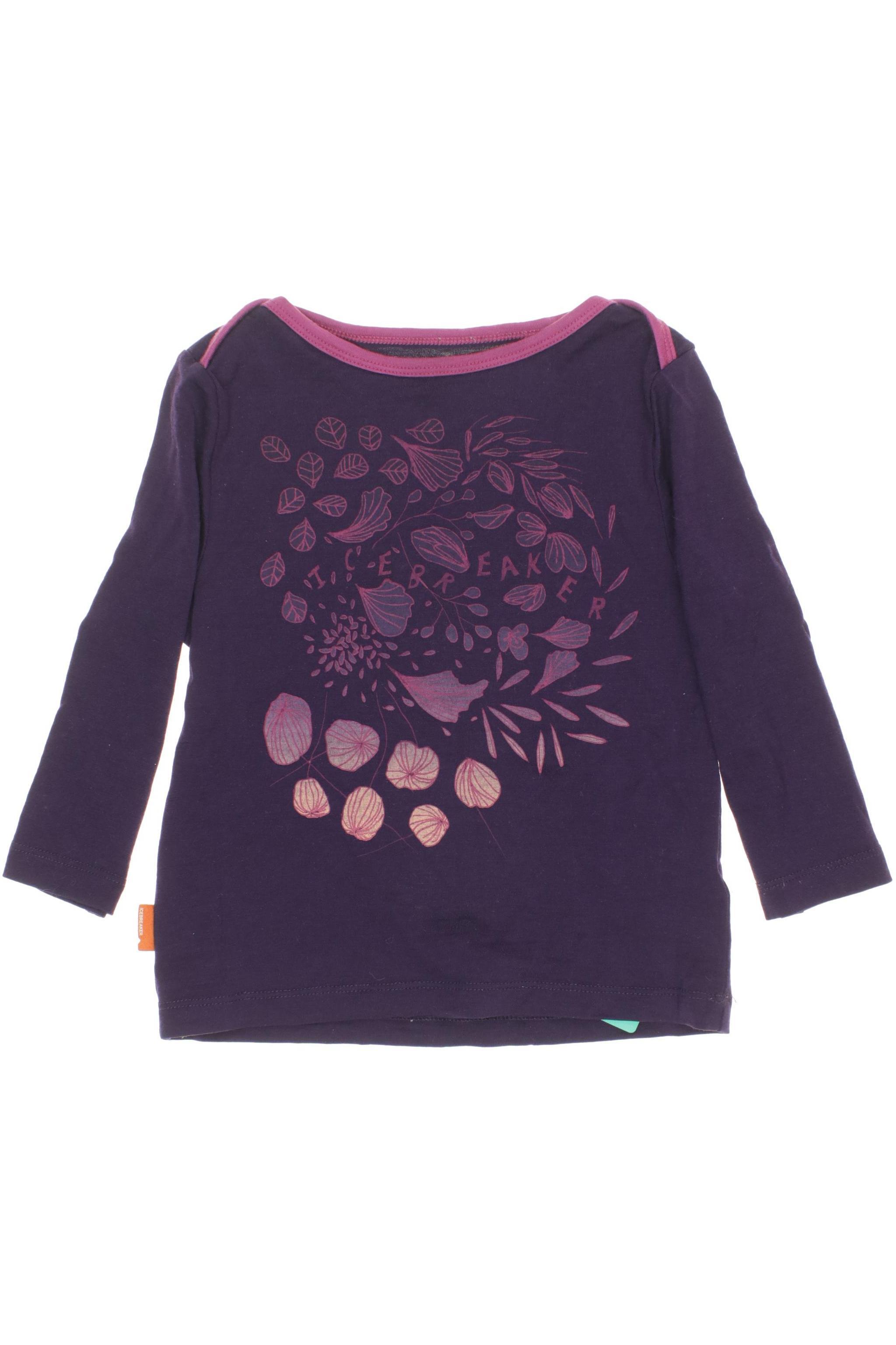 

Icebreaker Mädchen Langarmshirt, blau, Gr. 86