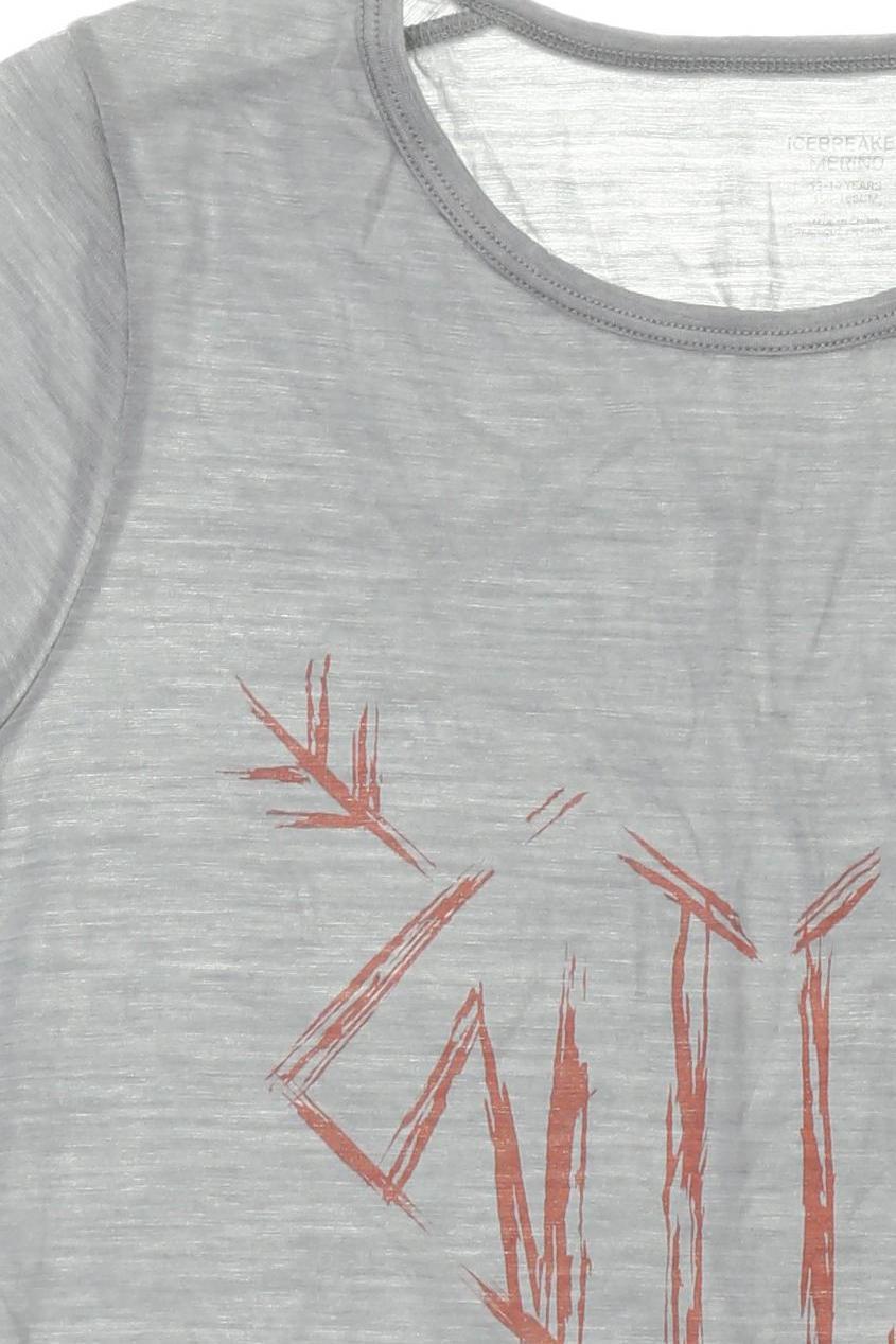 Thumbnail - Icebreaker Mädchen T-Shirt, grau, Gr. 152