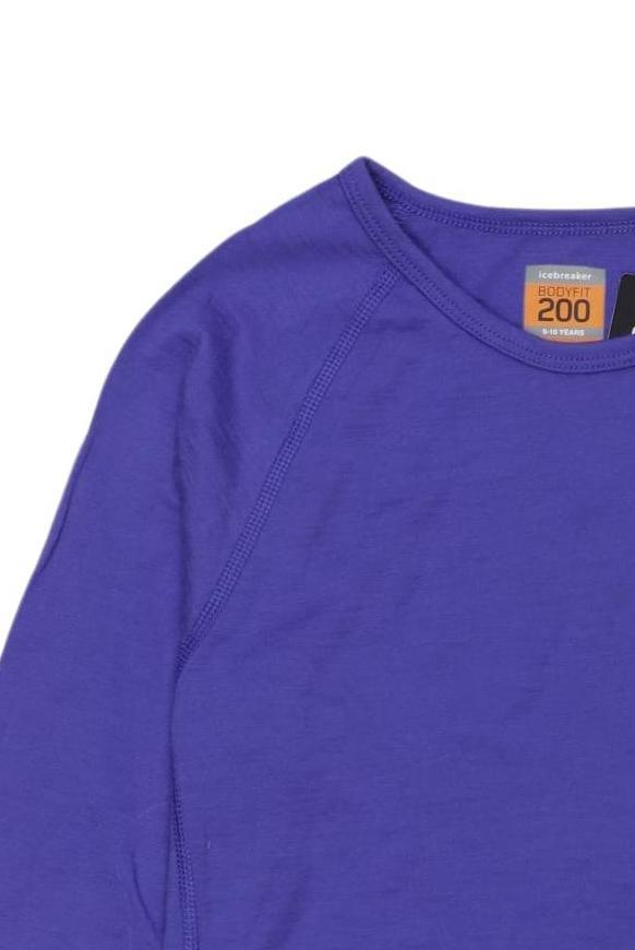 Thumbnail - Icebreaker Mädchen Langarmshirt, flieder, Gr. 134