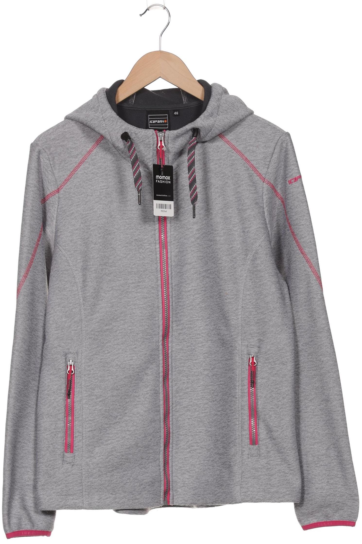 

Icepeak Damen Kapuzenpullover, grau, Gr. 46