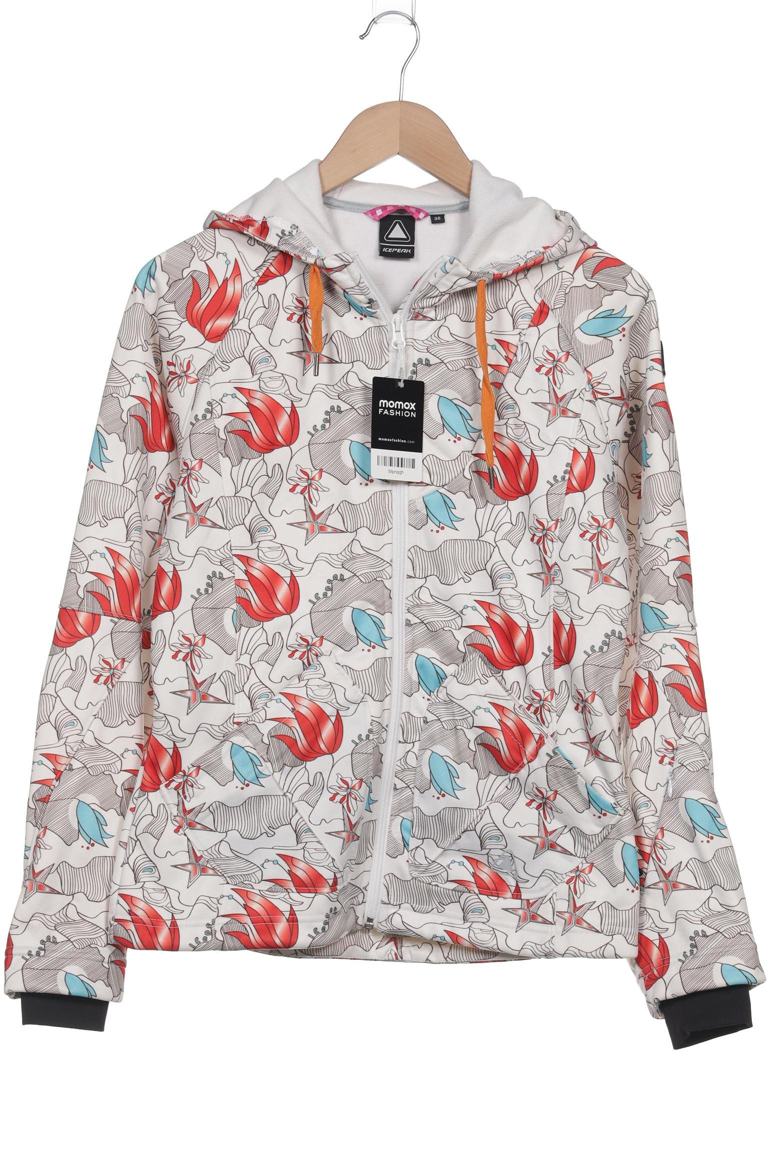 

Icepeak Damen Kapuzenpullover, weiß, Gr. 36