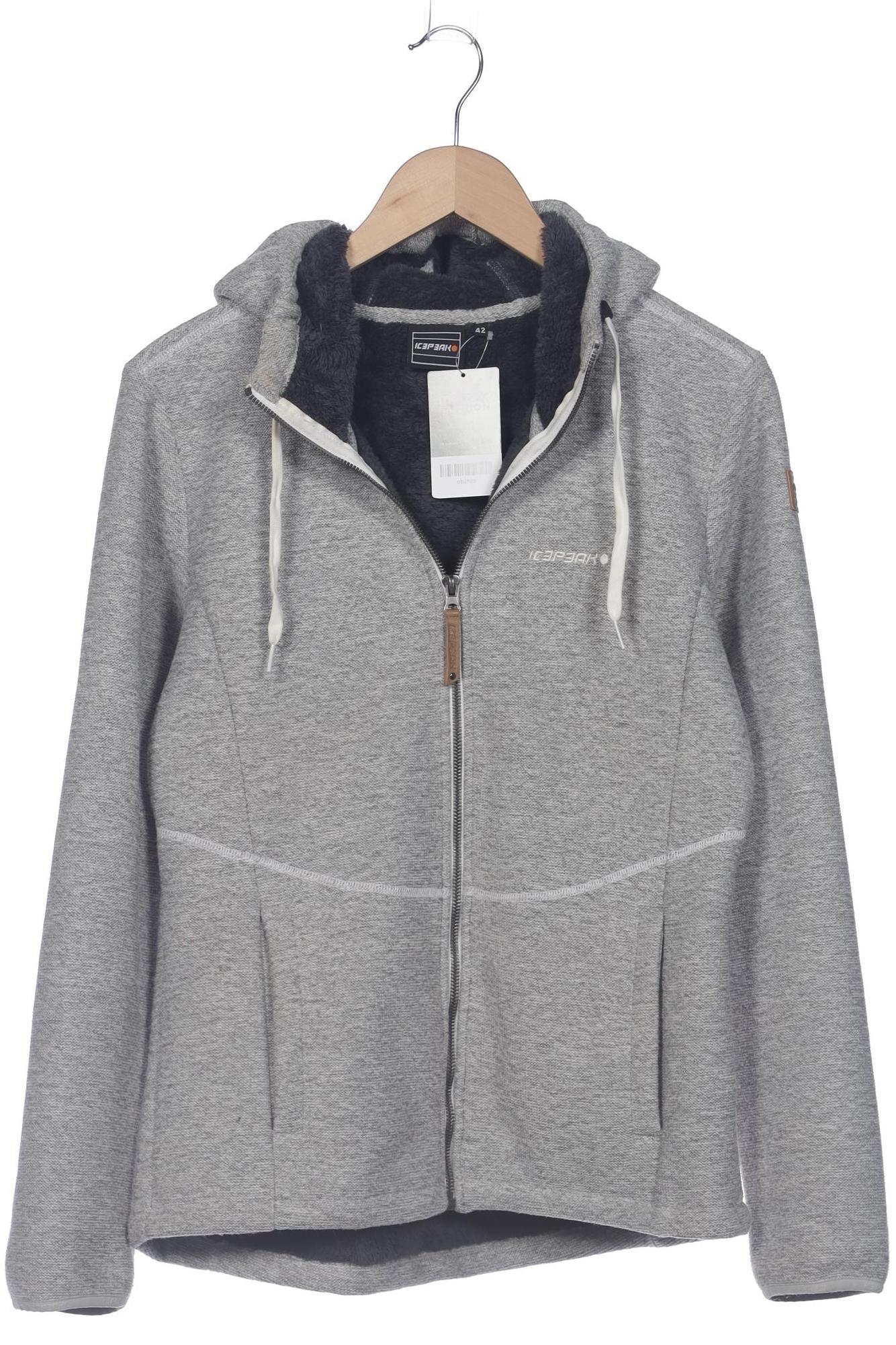 

Icepeak Damen Kapuzenpullover, grau, Gr. 42