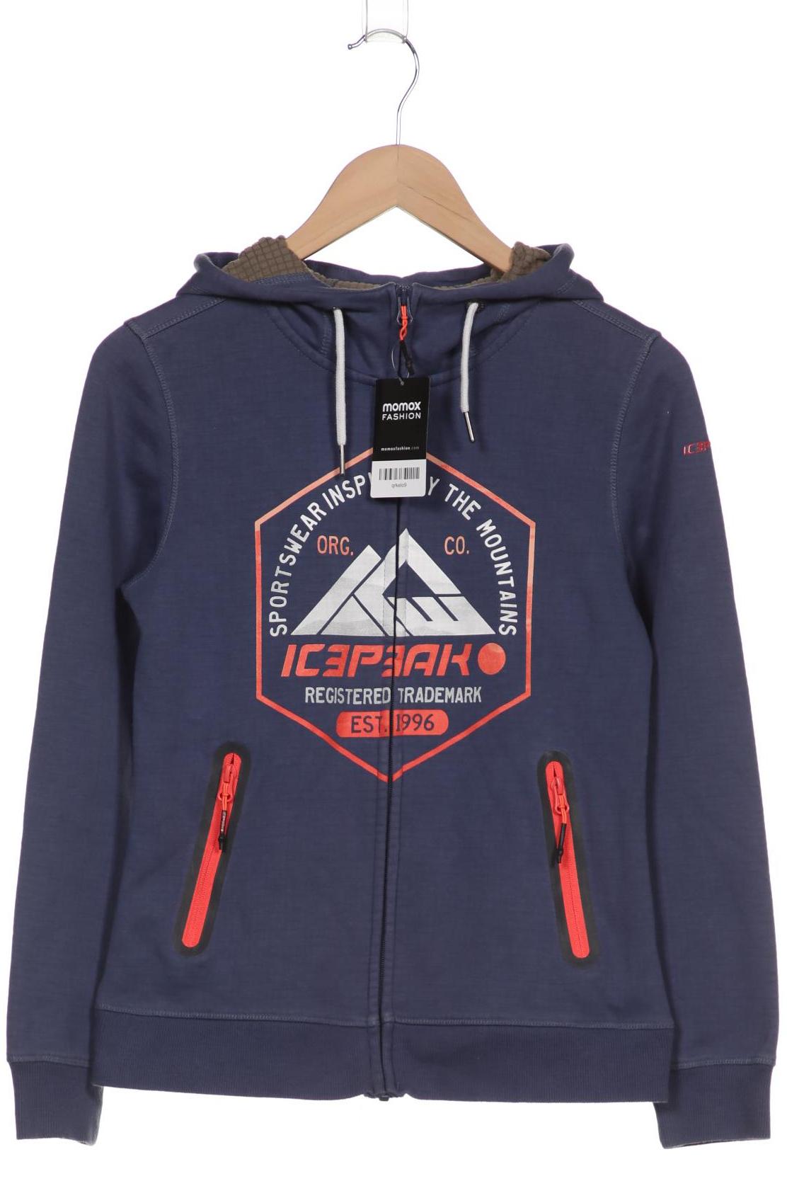 

Icepeak Damen Kapuzenpullover, blau, Gr. 38