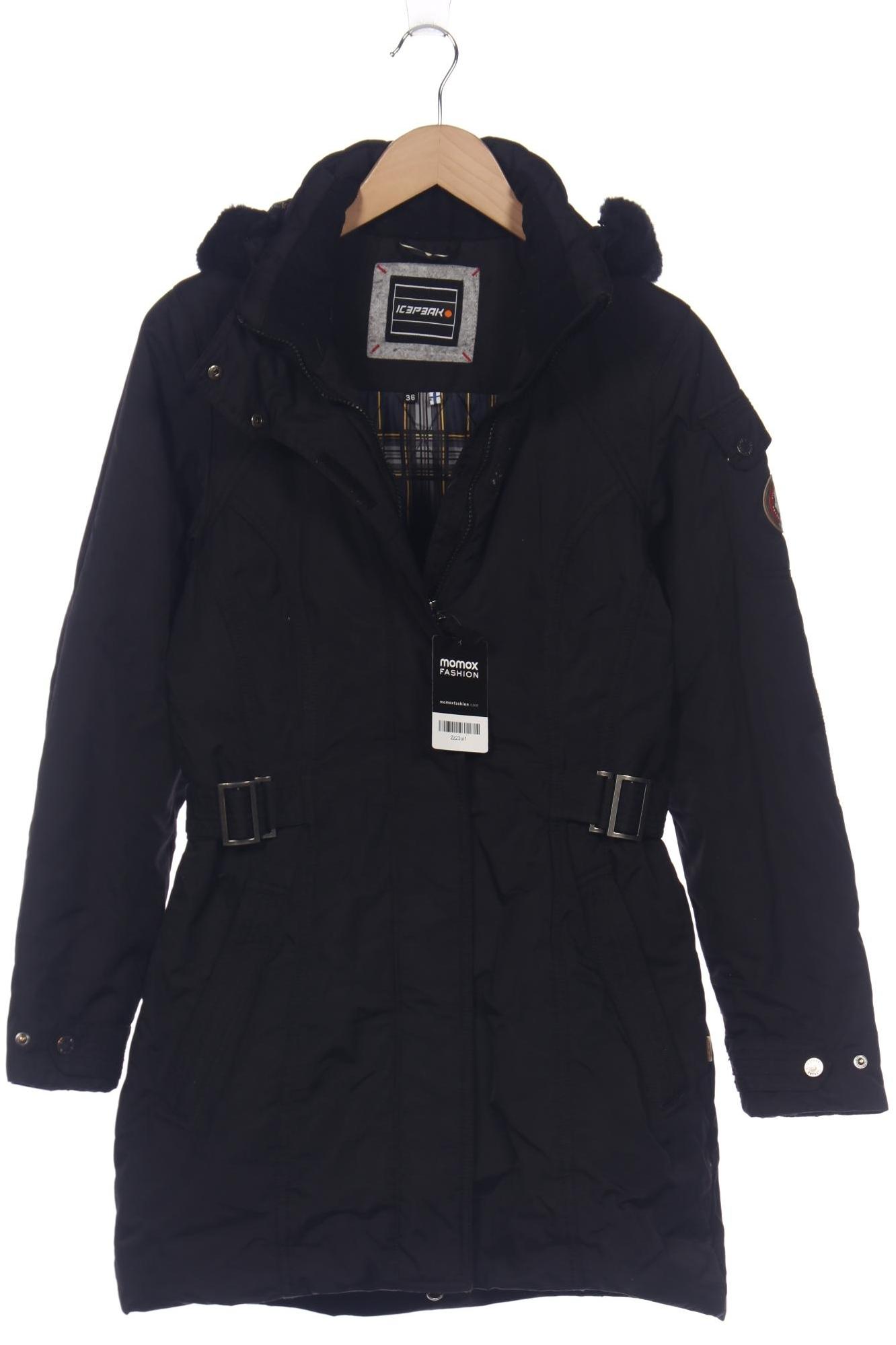 

Icepeak Damen Mantel, schwarz, Gr. 36