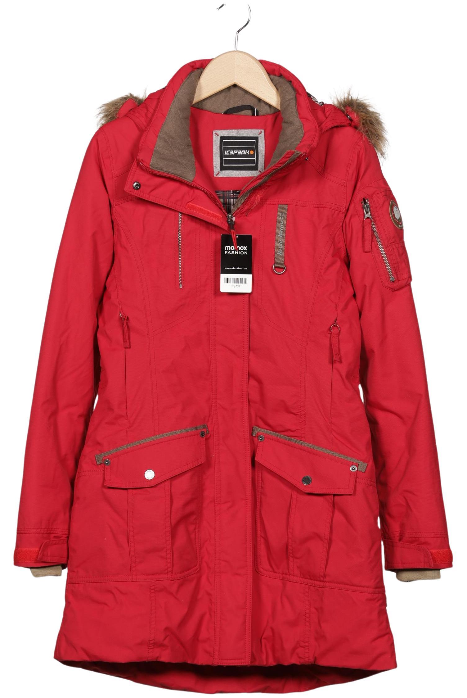

Icepeak Damen Mantel, rot, Gr. 36