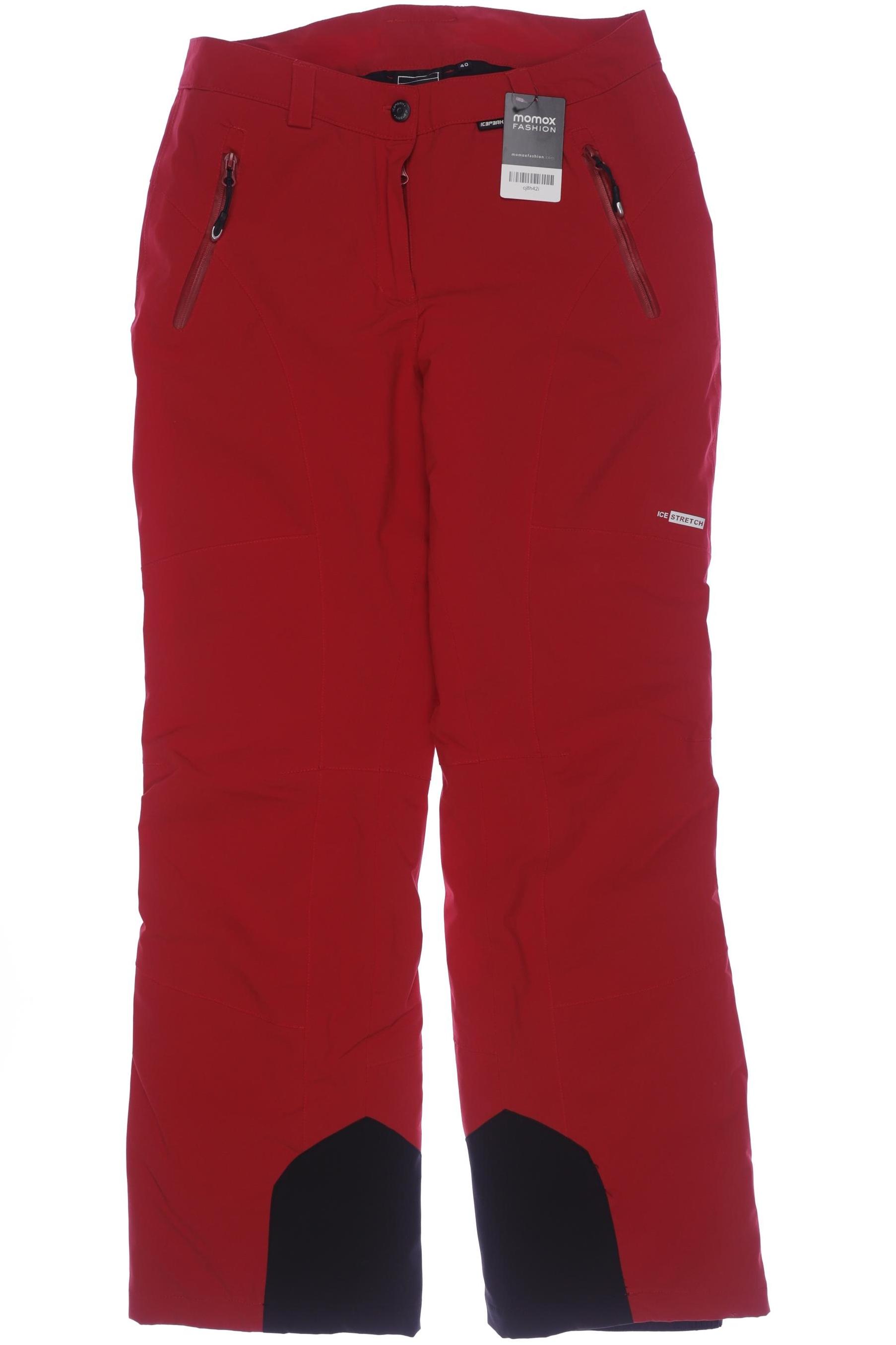 Thumbnail - Icepeak Damen Stoffhose, rot, Gr. 40