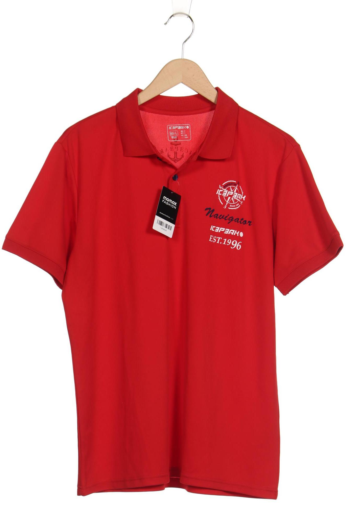 

Icepeak Herren Poloshirt, rot, Gr. 52