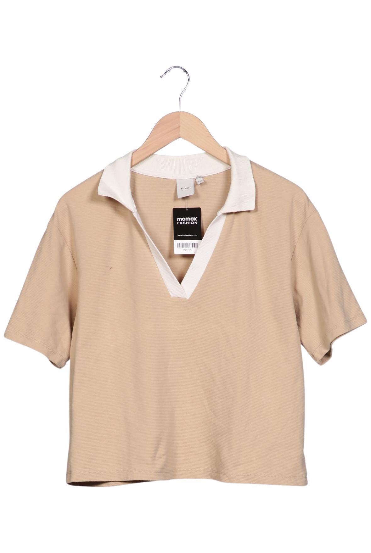 

Ichi Damen Poloshirt, beige, Gr. 42