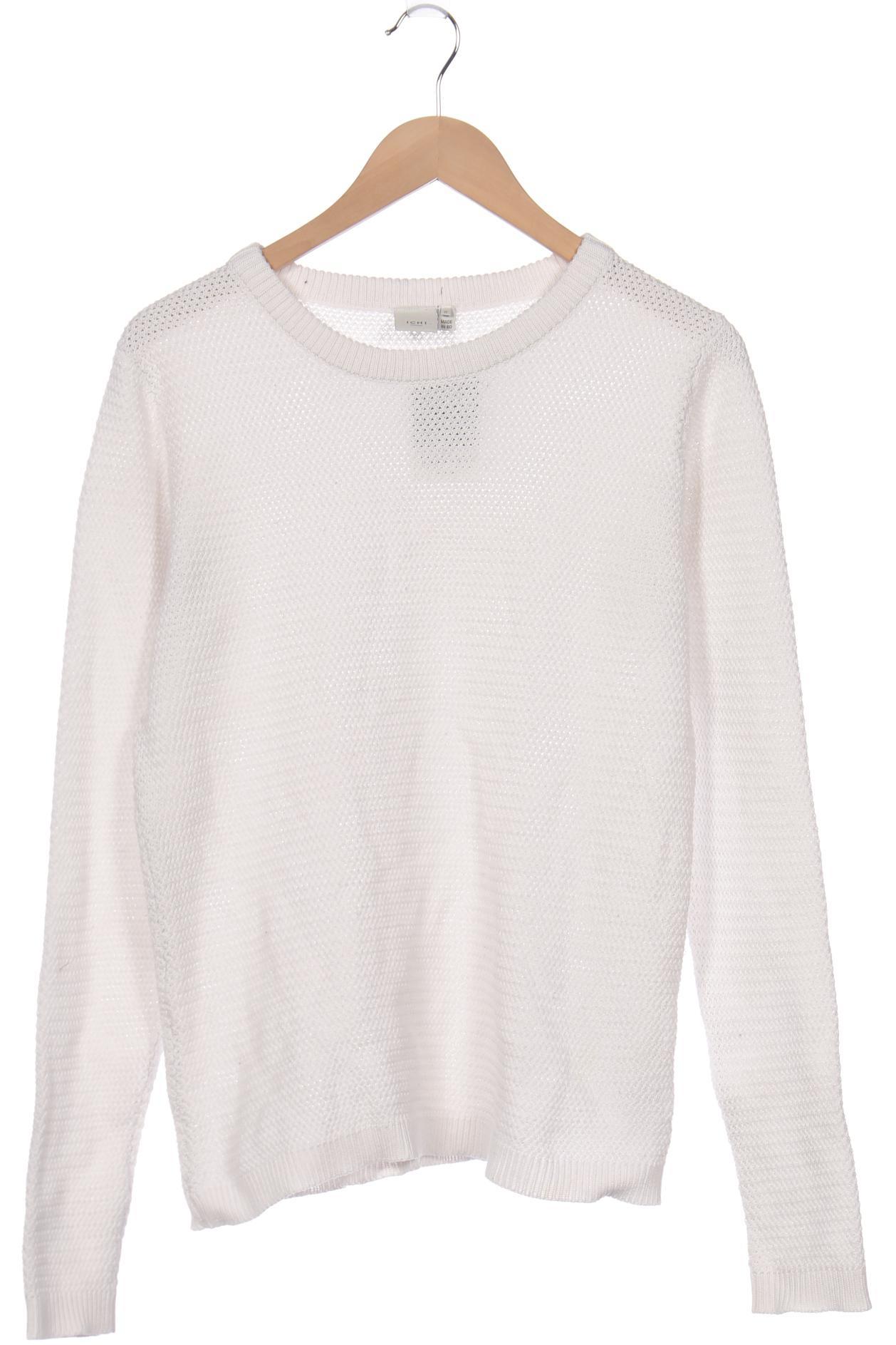 

Ichi Damen Pullover, weiß, Gr. 38