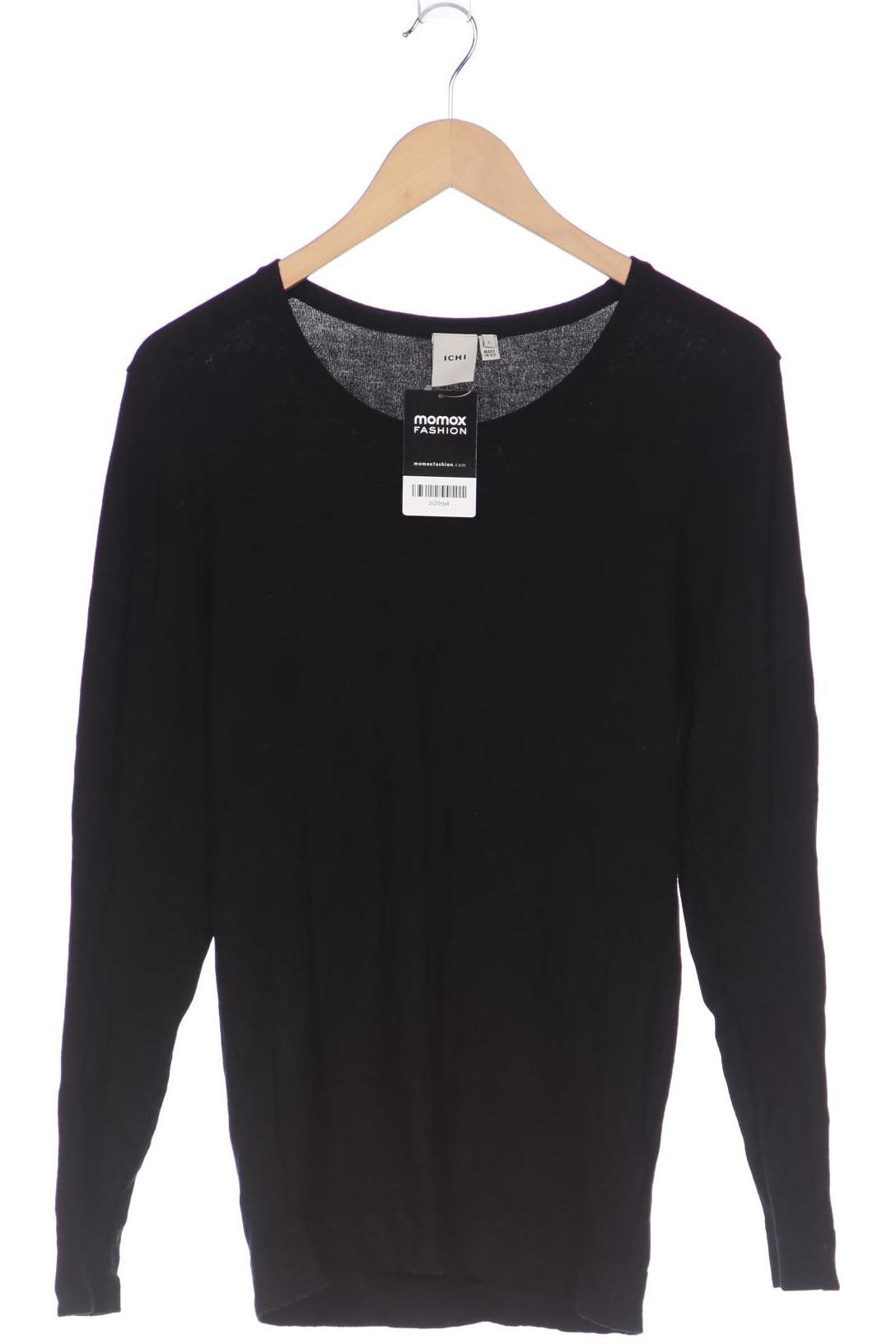 

ICHI Damen Pullover, schwarz