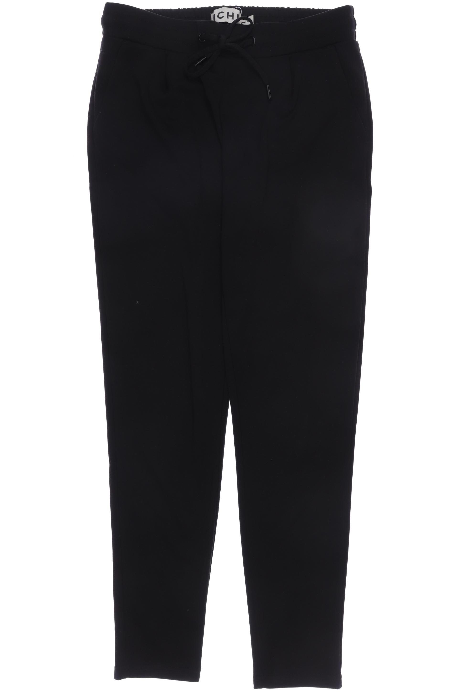 

Ichi Damen Stoffhose, schwarz, Gr. 0
