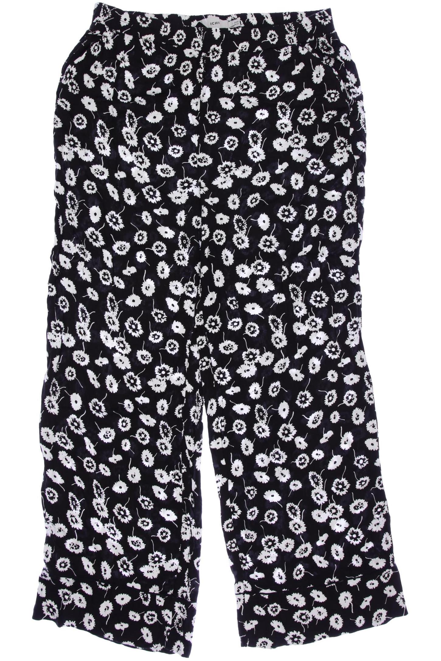 

Ichi Damen Stoffhose, schwarz, Gr. 0