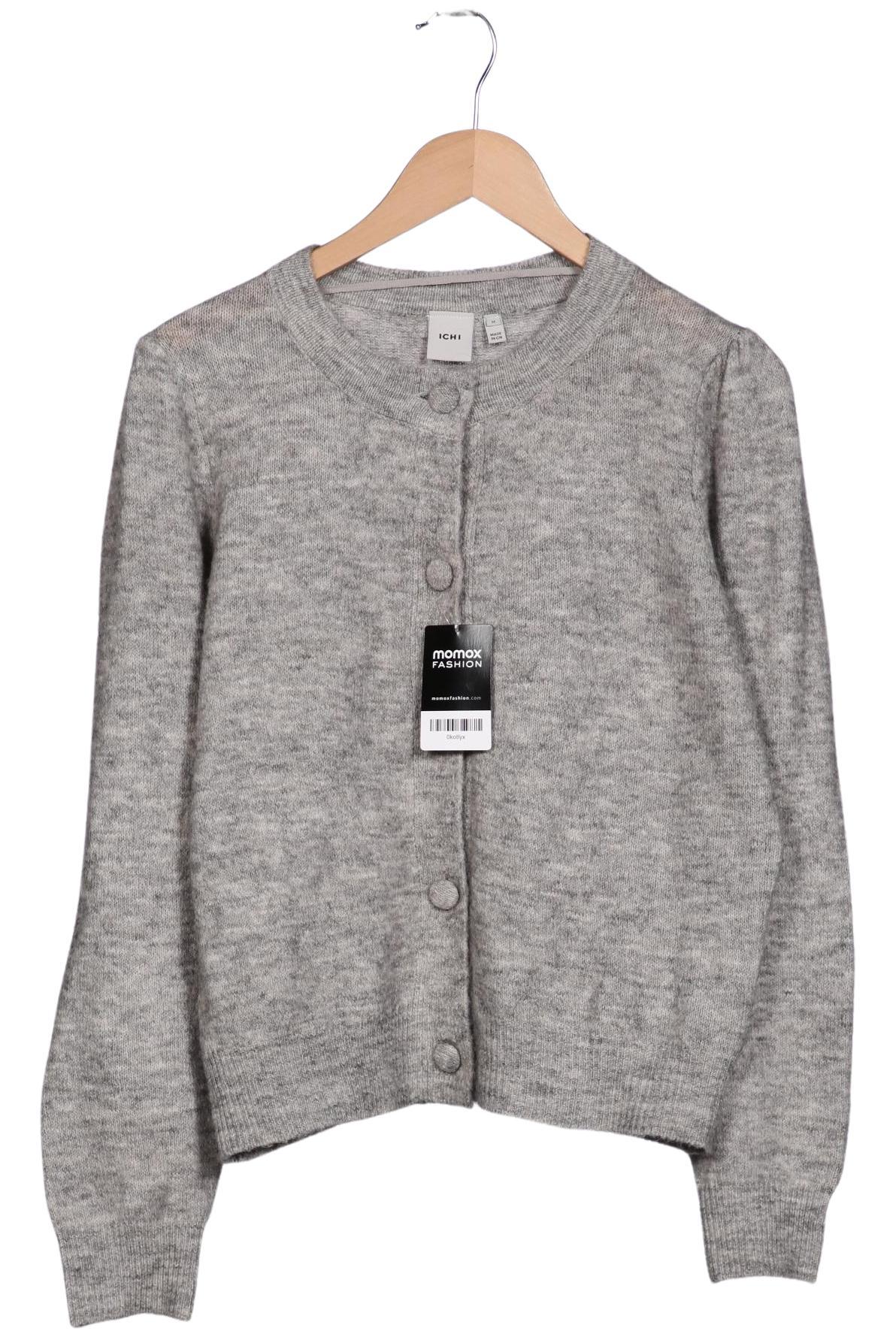 

Ichi Damen Strickjacke, grau, Gr. 38