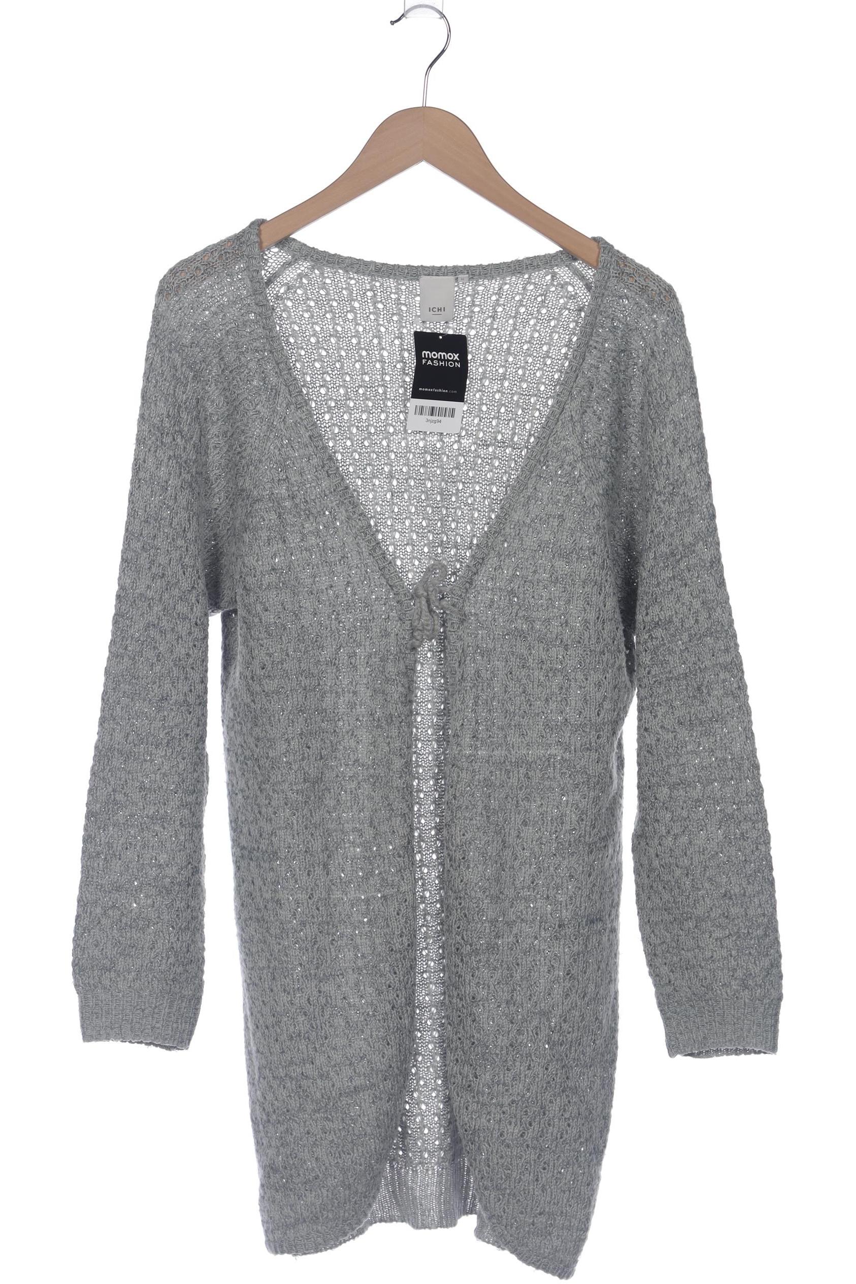 

Ichi Damen Strickjacke, grau, Gr. 38