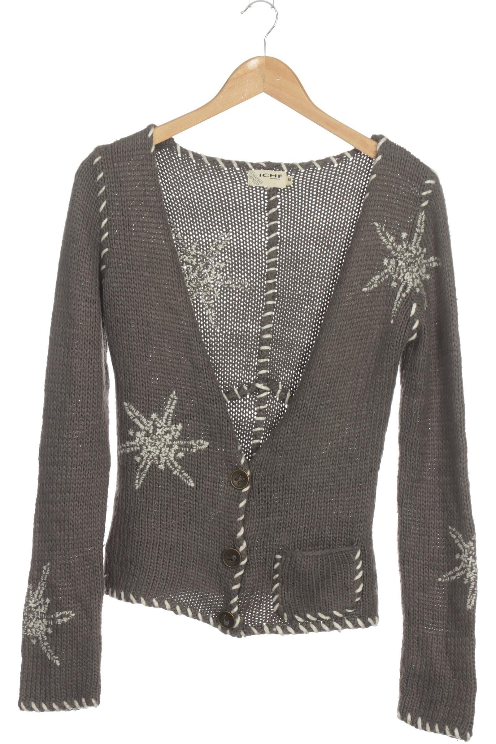 

Ichi Damen Strickjacke, grau, Gr.