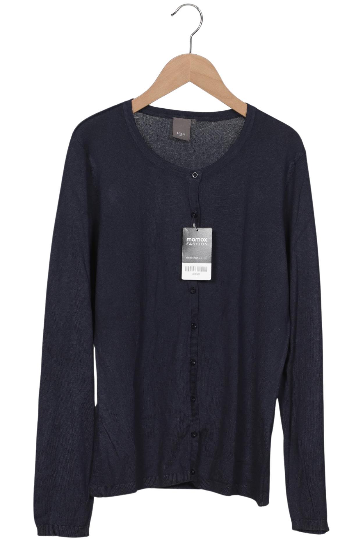 

Ichi Damen Strickjacke, marineblau, Gr. 42
