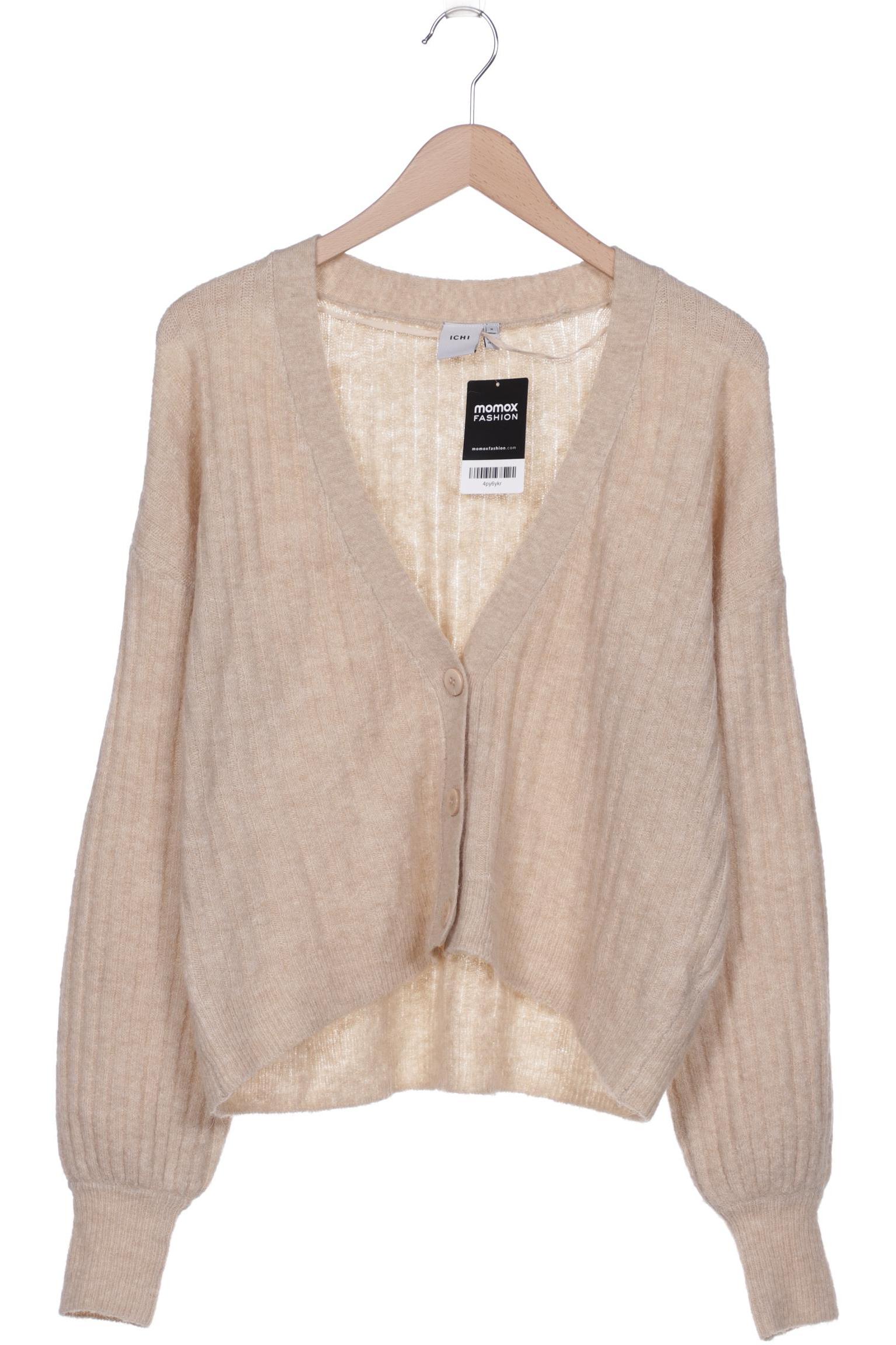 

Ichi Damen Strickjacke, beige, Gr. 38