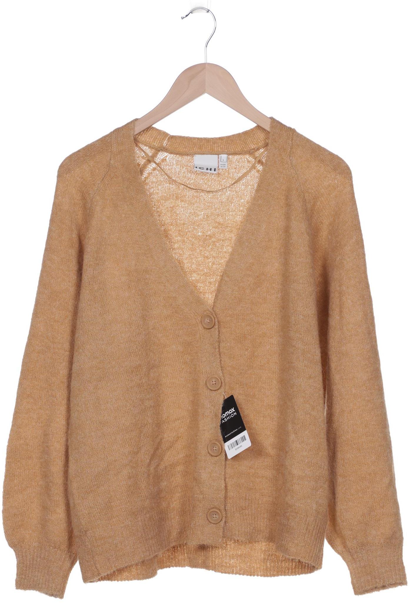 

Ichi Damen Strickjacke, beige, Gr. 42