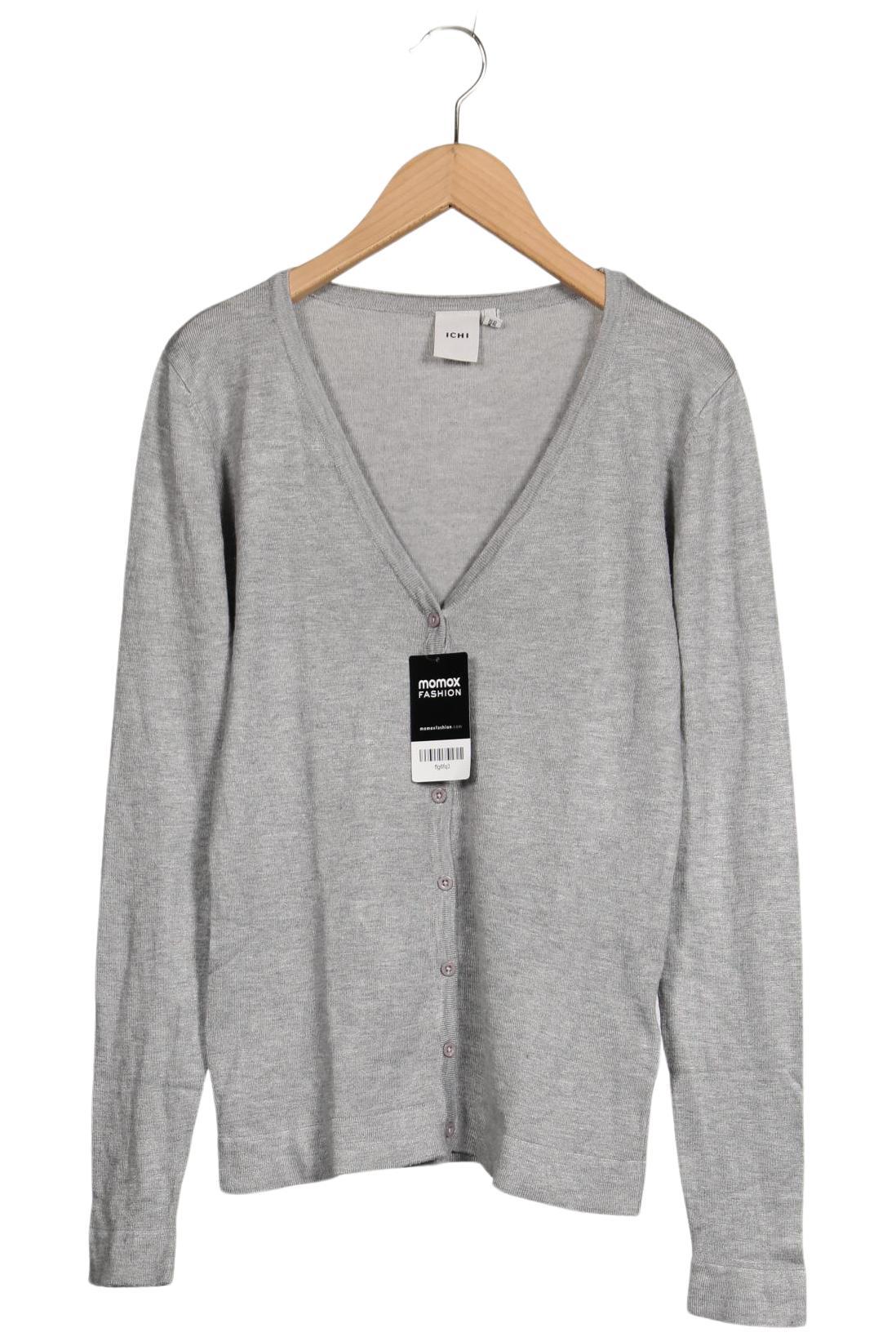 

Ichi Damen Strickjacke, grau, Gr. 36
