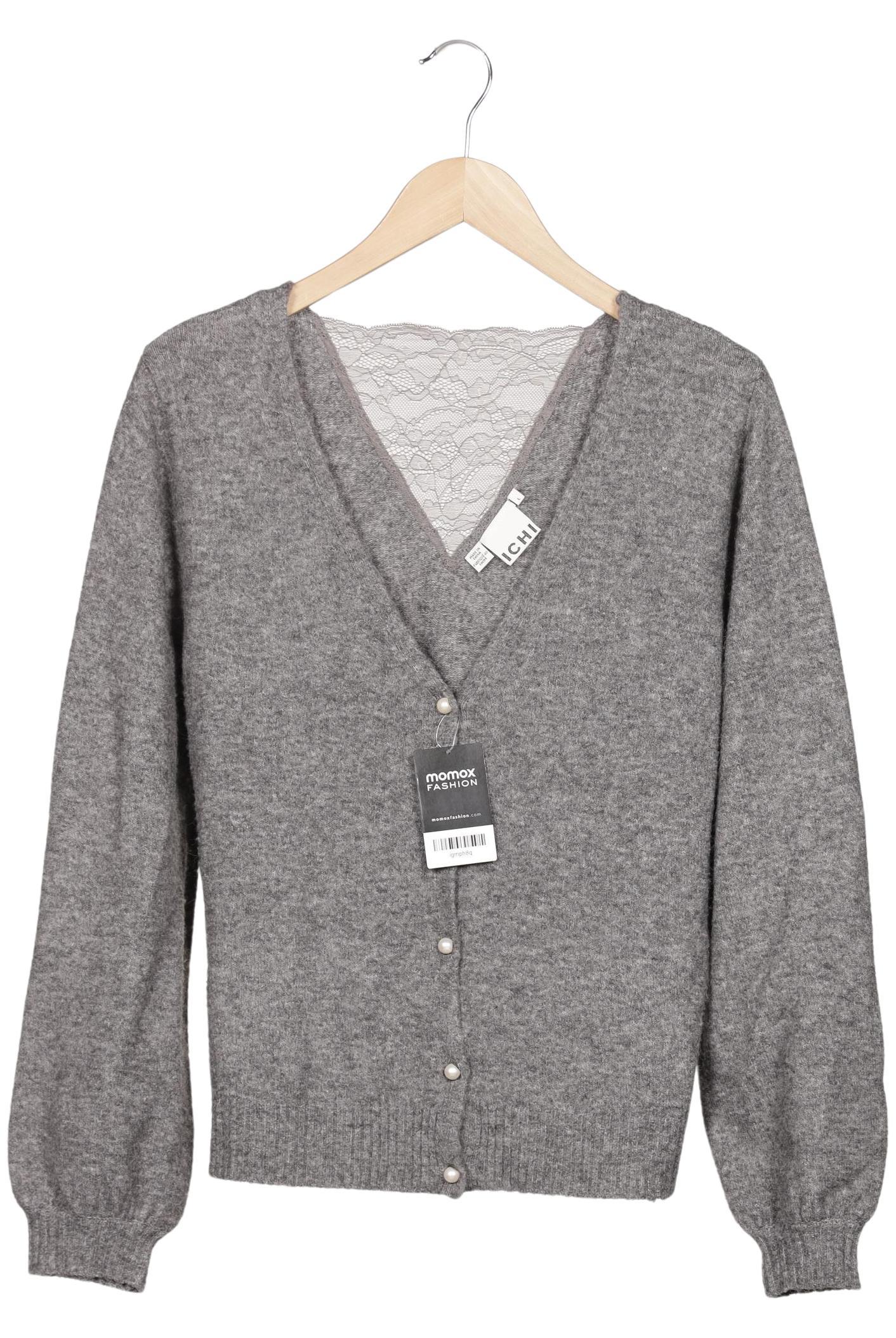 

Ichi Damen Strickjacke, grau, Gr. 42