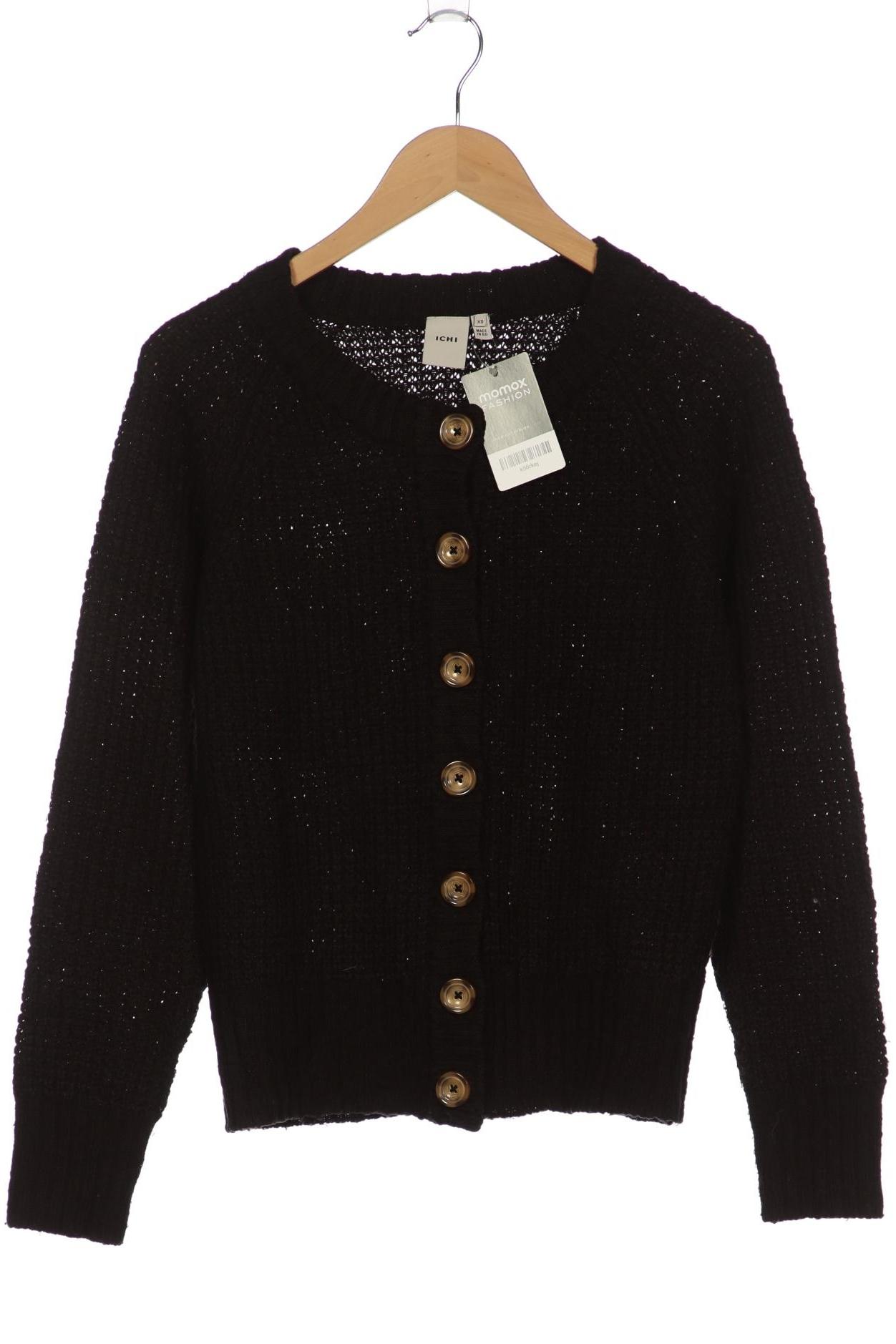 

Ichi Damen Strickjacke, schwarz, Gr. 34