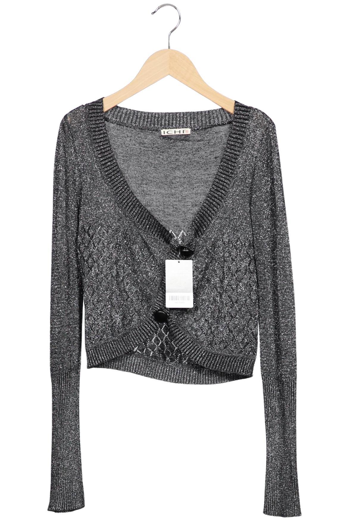 

Ichi Damen Strickjacke, grau, Gr. 34