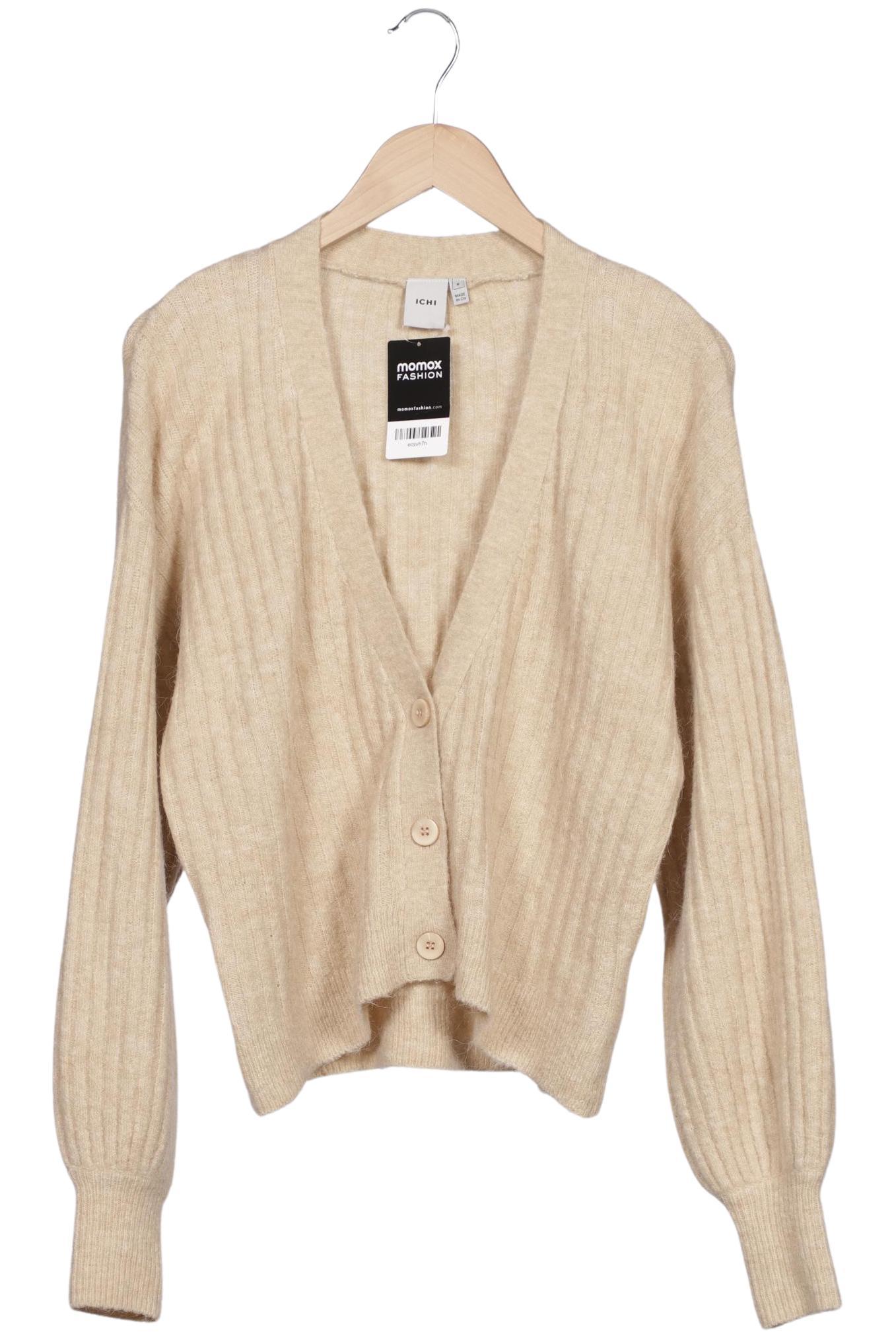 

Ichi Damen Strickjacke, beige, Gr. 38