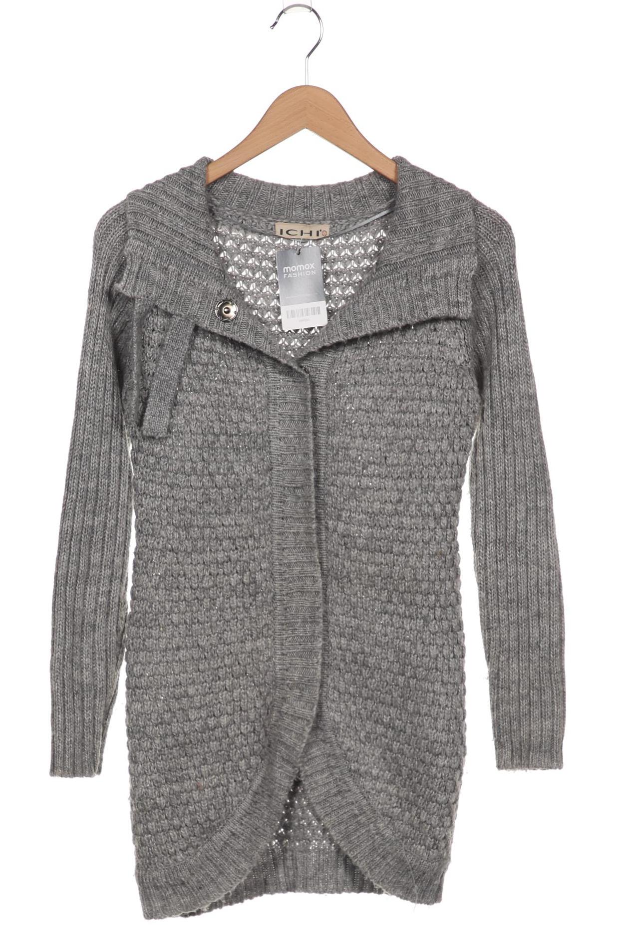 

ICHI Damen Strickjacke, grau