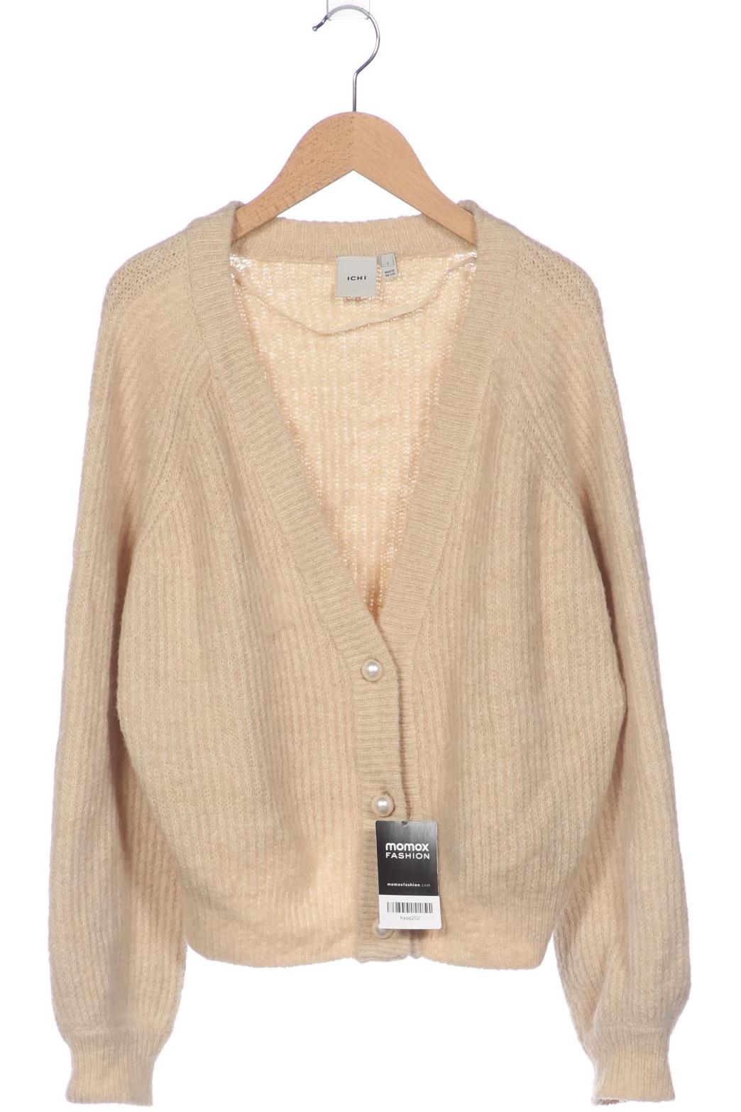 

Ichi Damen Strickjacke, beige, Gr. 36