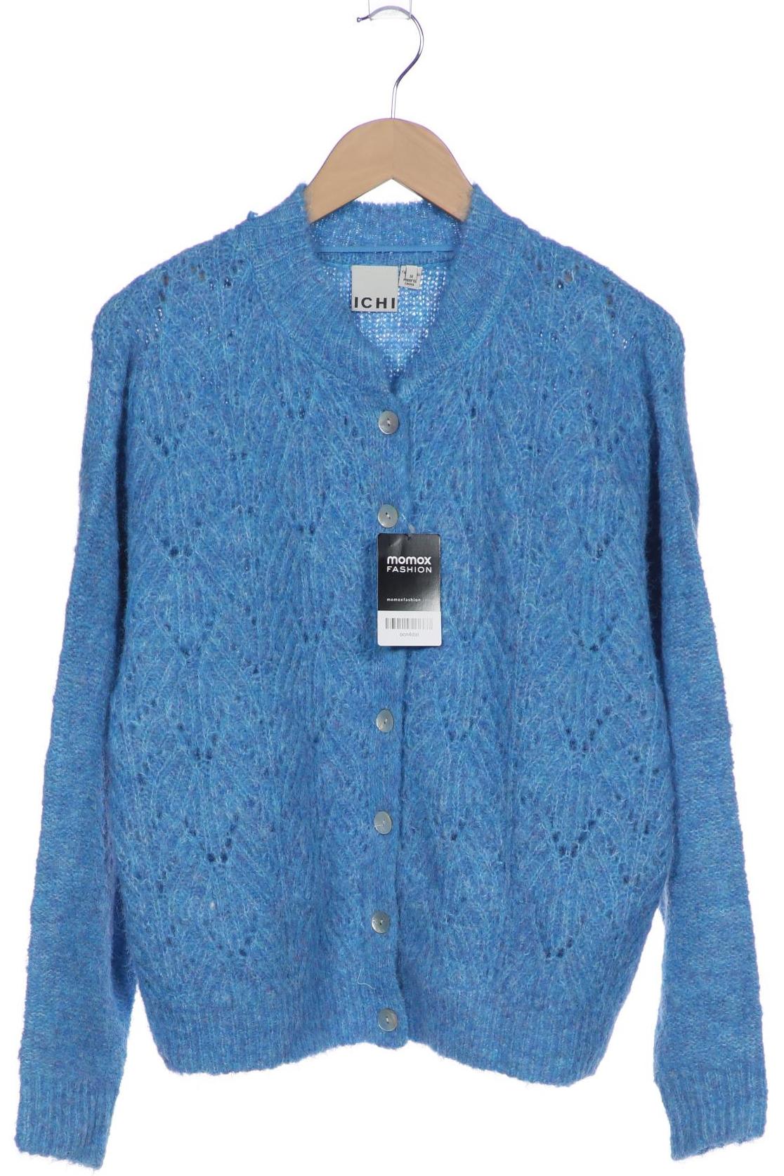 

Ichi Damen Strickjacke, blau, Gr. 38
