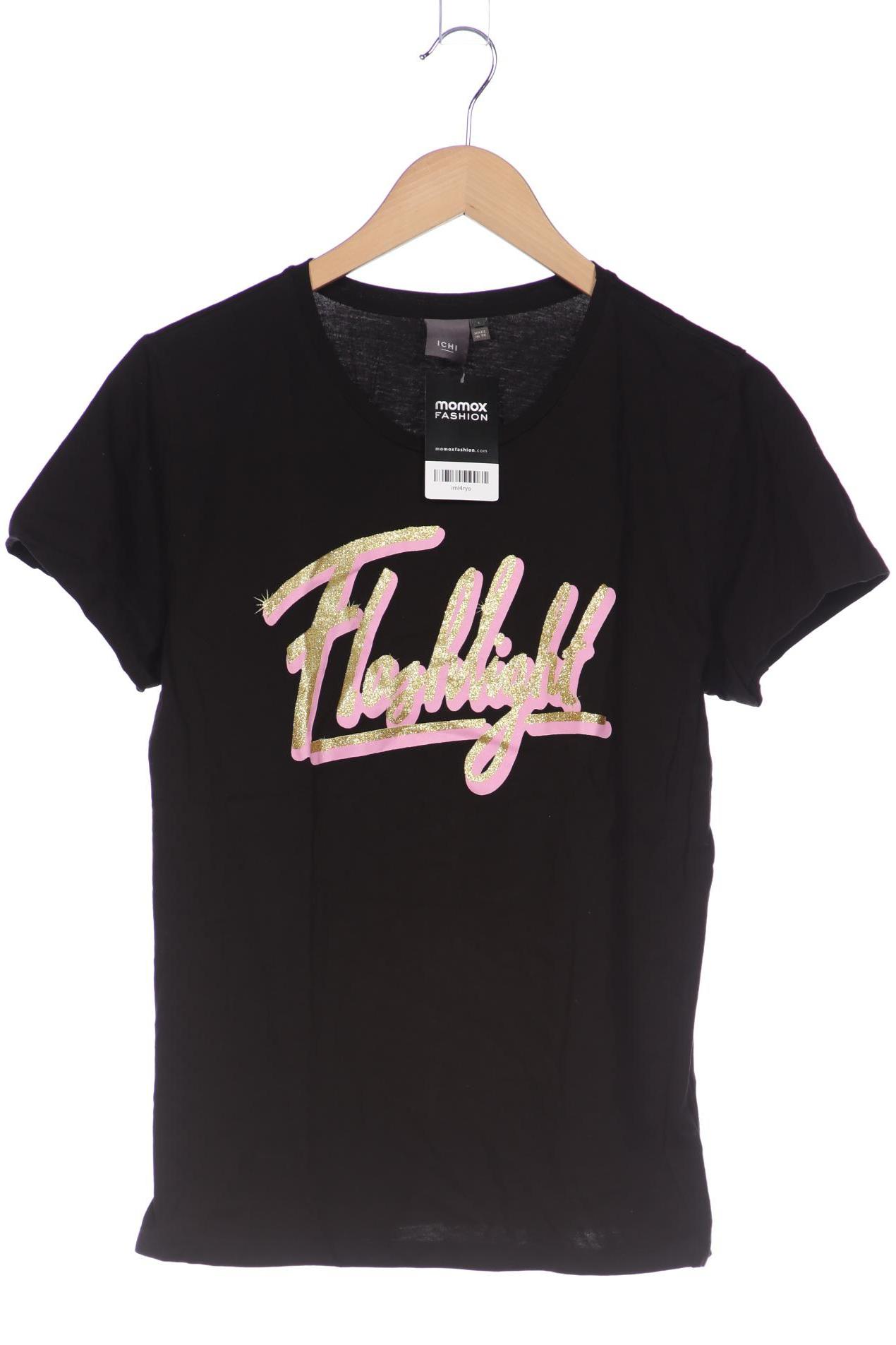 

ICHI Damen T-Shirt, schwarz