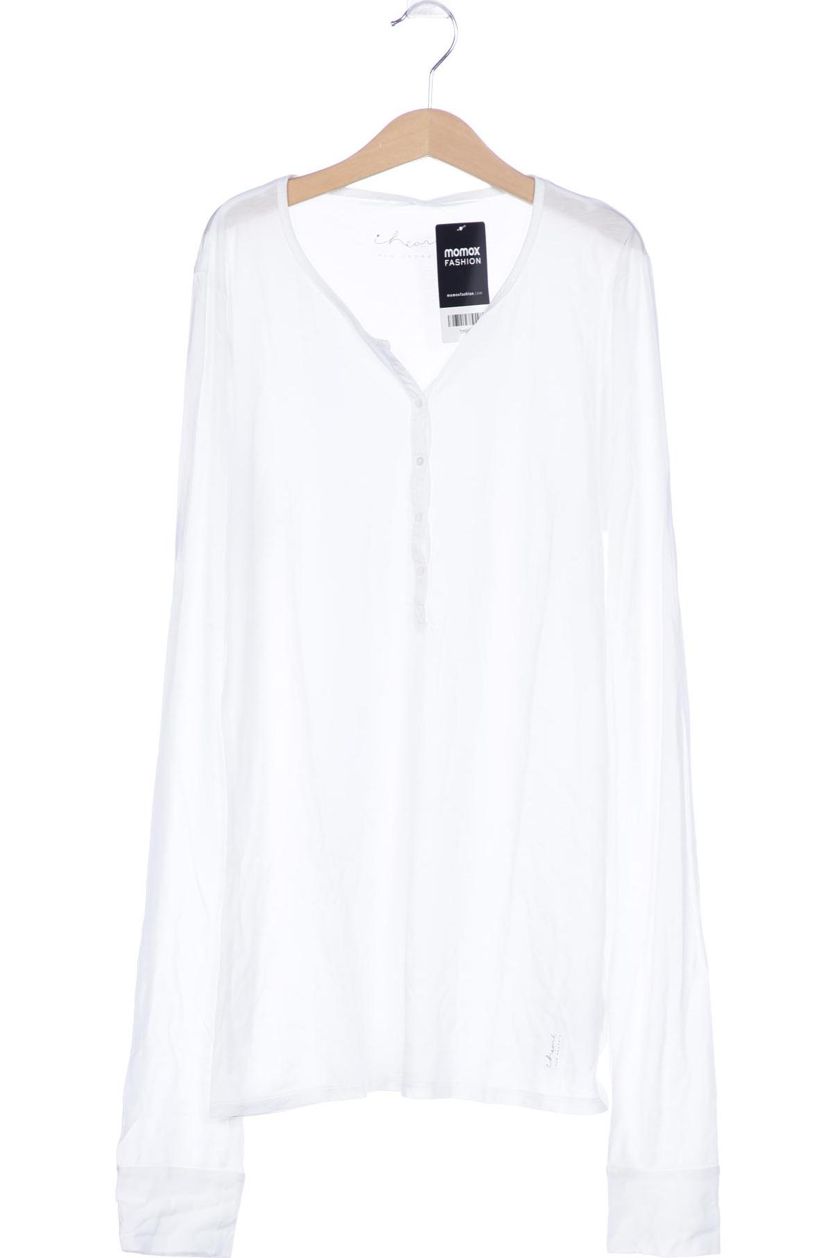 

iheart Damen Langarmshirt, weiß, Gr. 38