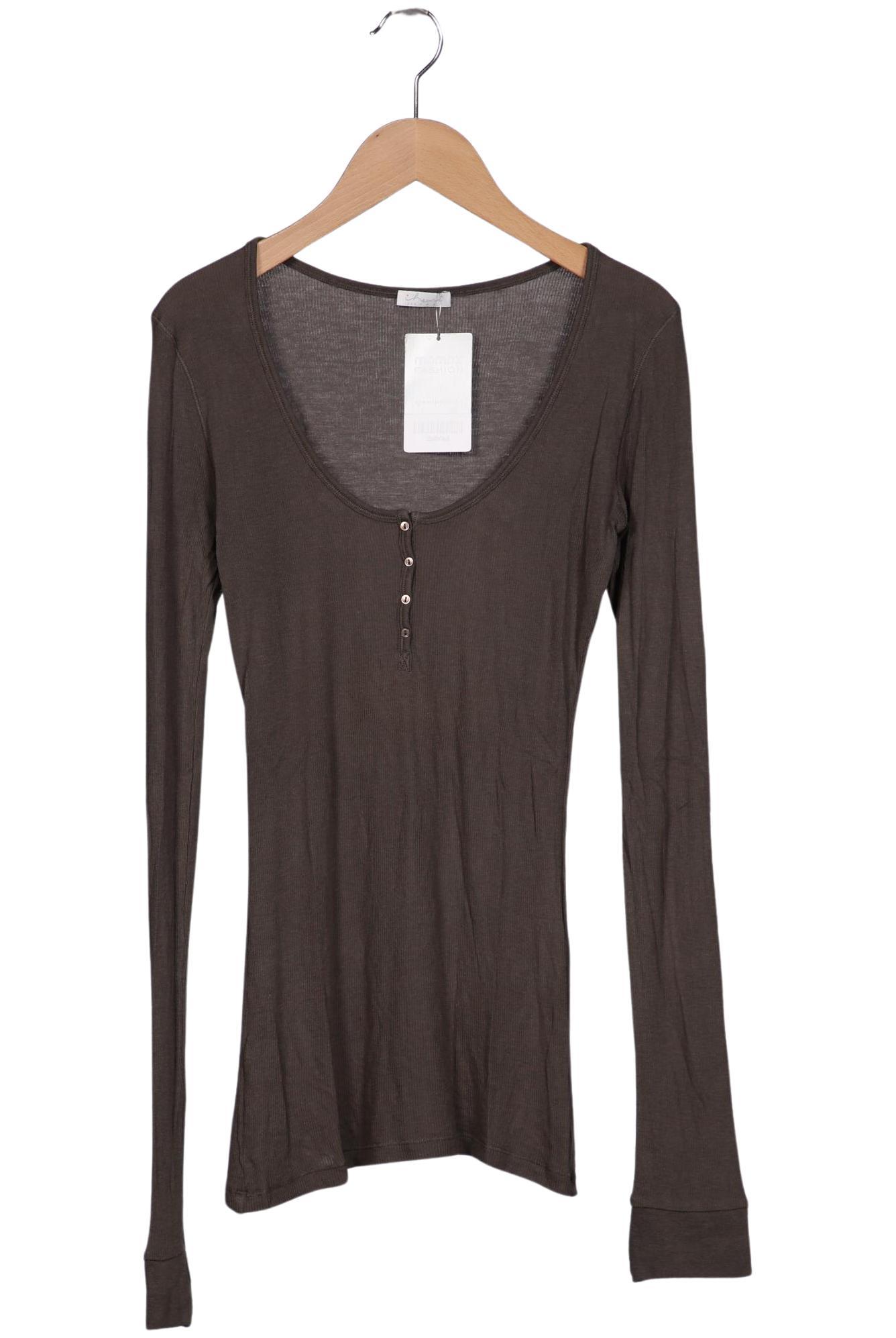 

iheart Damen Langarmshirt, braun, Gr. 38