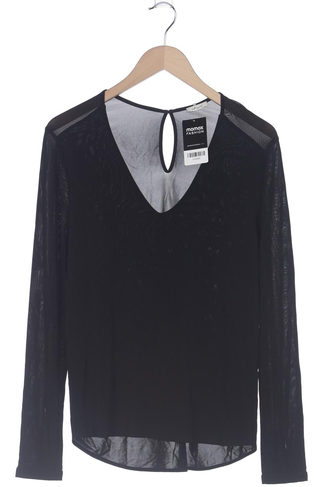 

iheart Damen Langarmshirt, schwarz, Gr. 38