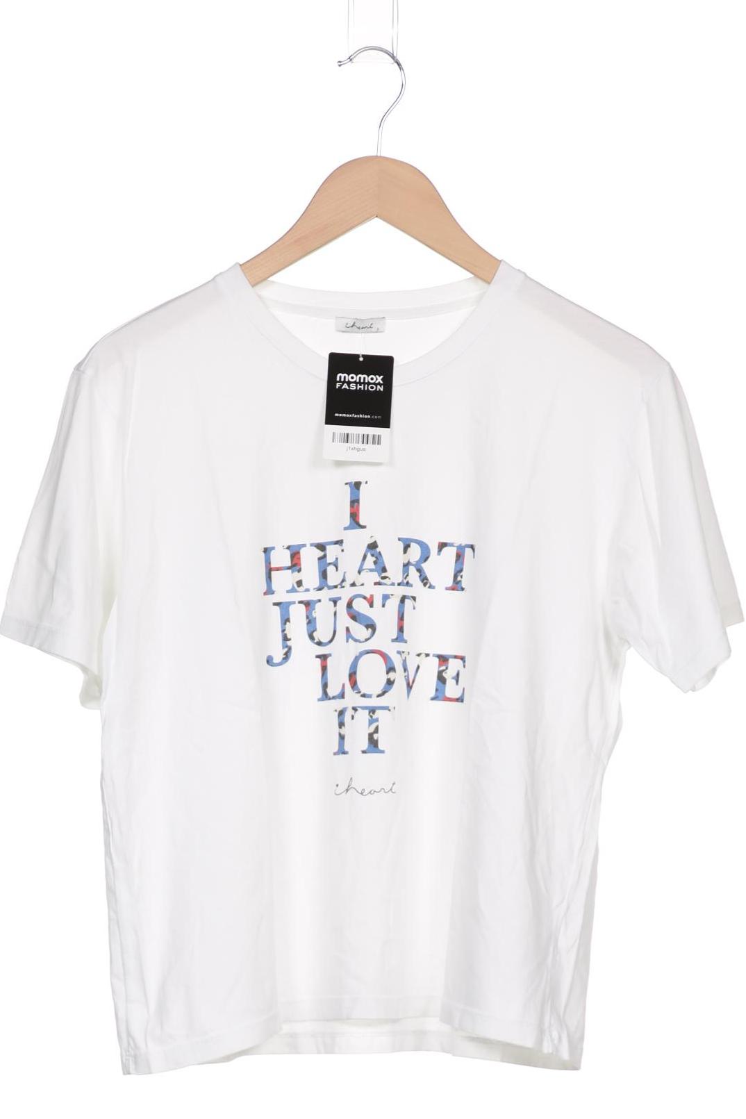 

iheart Damen T-Shirt, weiß, Gr. 36