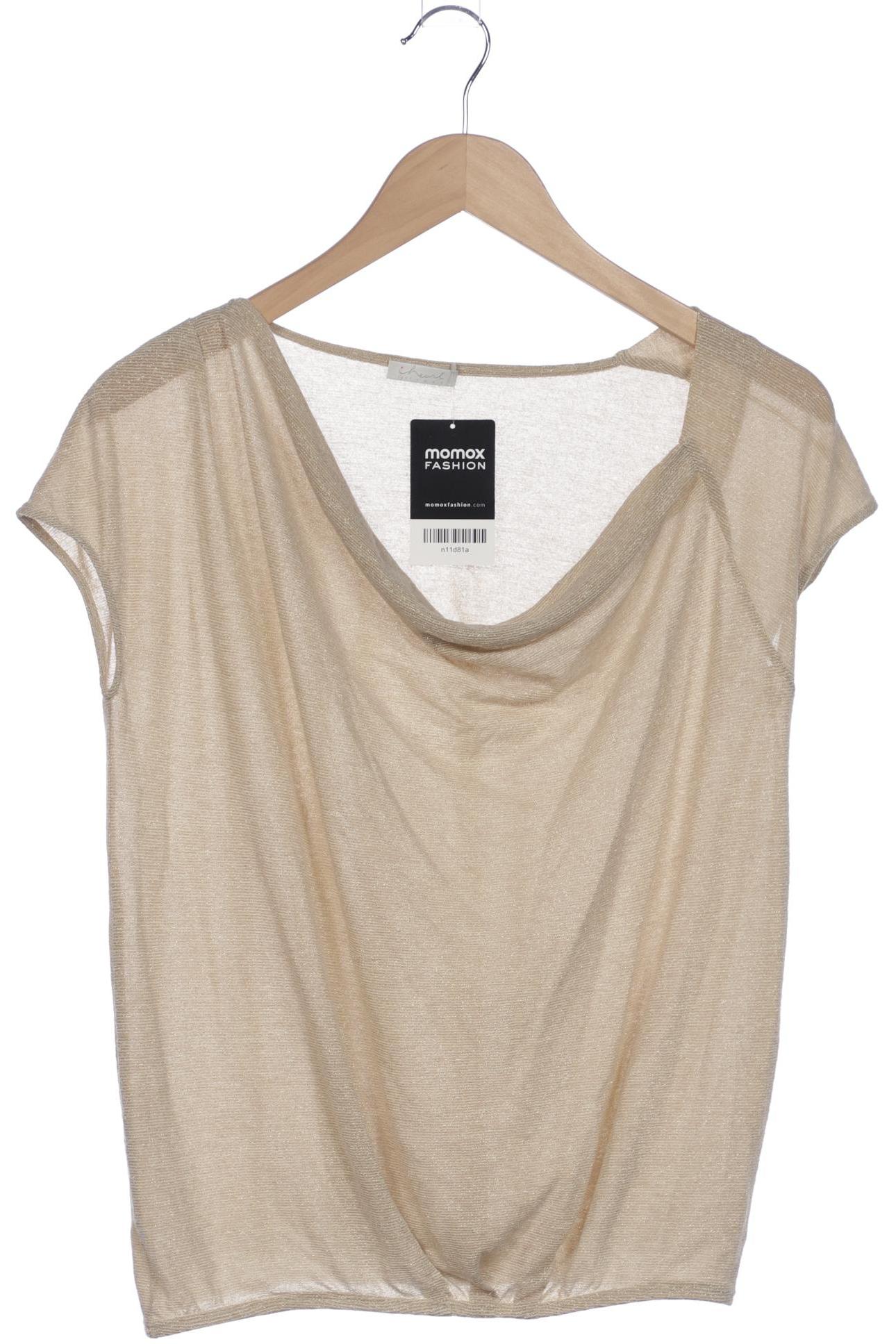 

iheart Damen T-Shirt, beige, Gr. 38