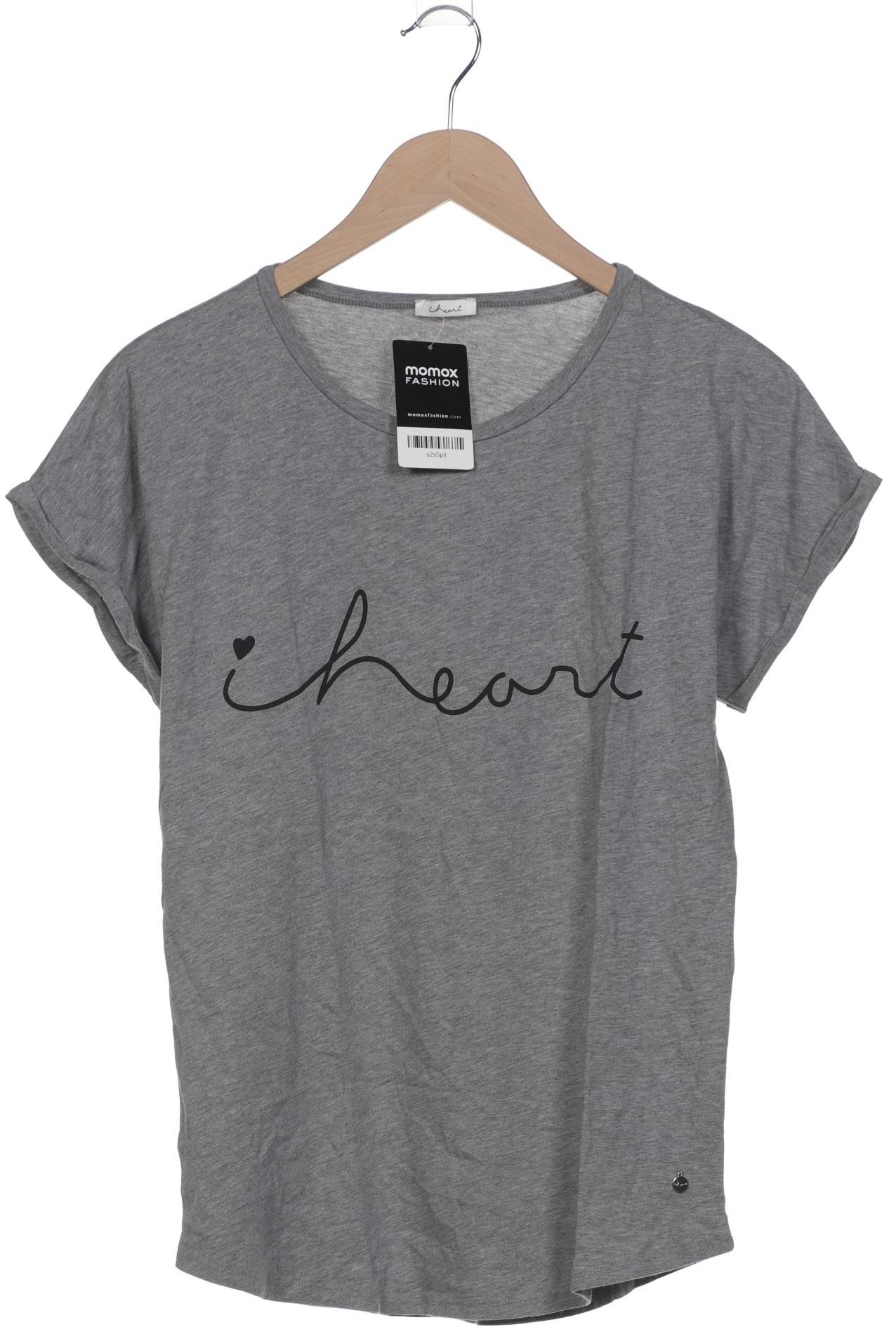 

iheart Damen T-Shirt, grau, Gr. 34
