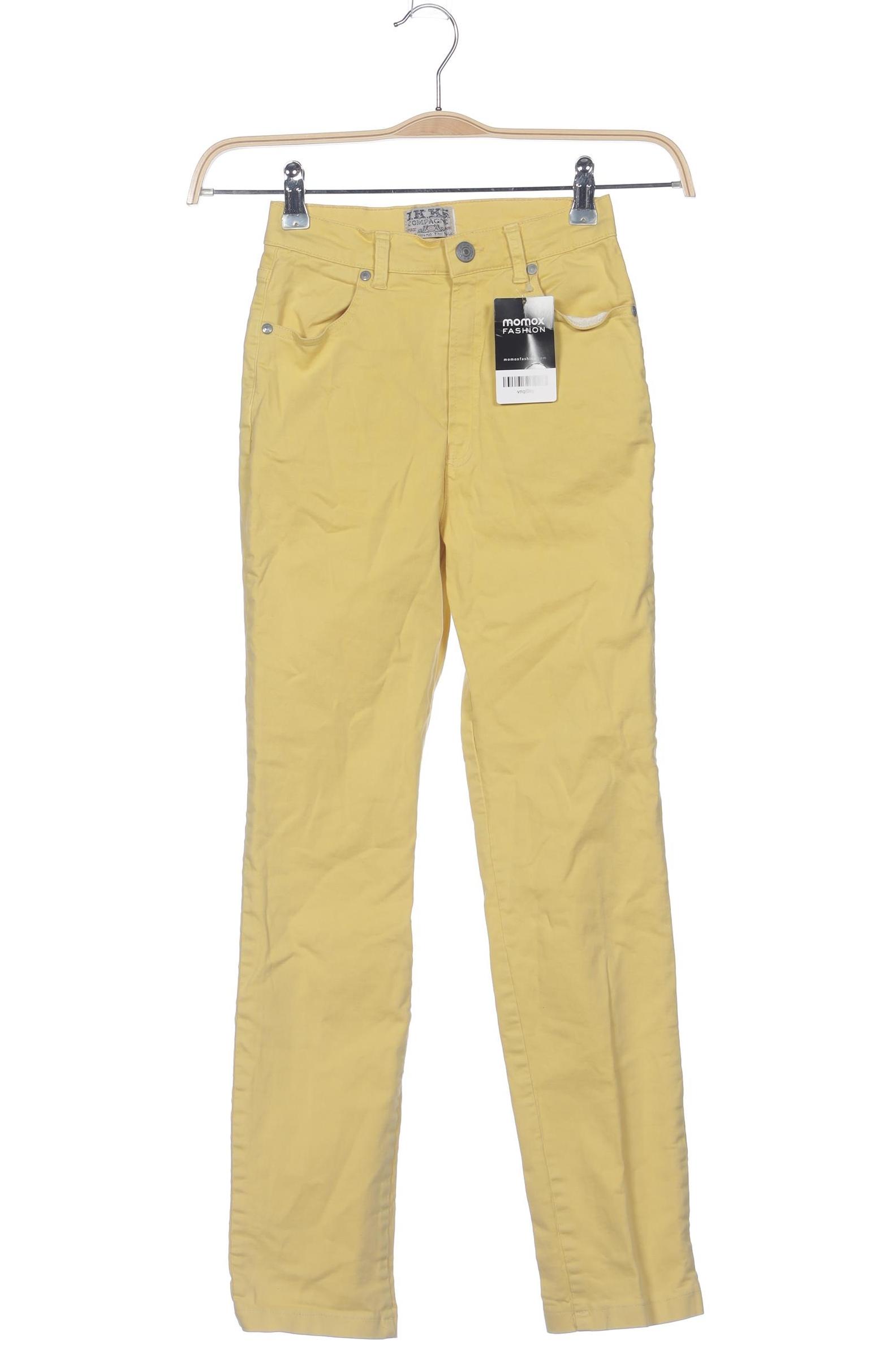 

Ikks Damen Stoffhose, gelb, Gr. 24