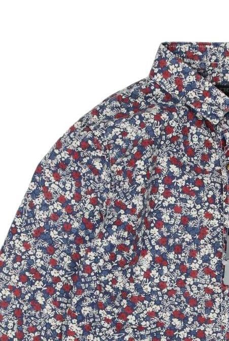 Thumbnail - Ikks Jungen Hemd, marineblau, Gr. 128