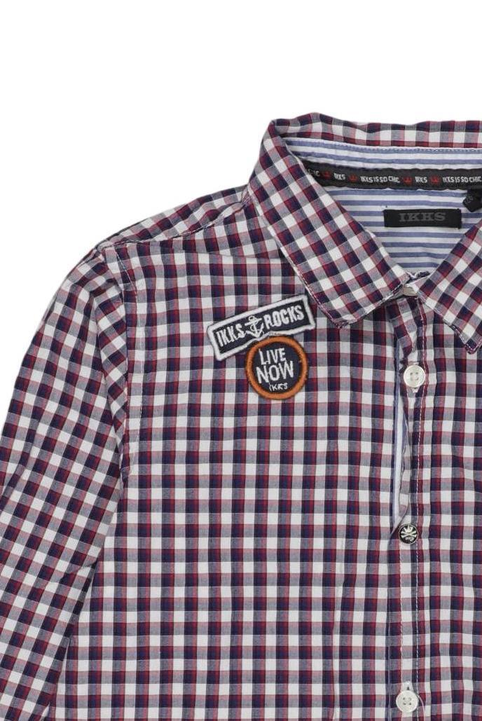 Thumbnail - Ikks Jungen Hemd, marineblau, Gr. 128